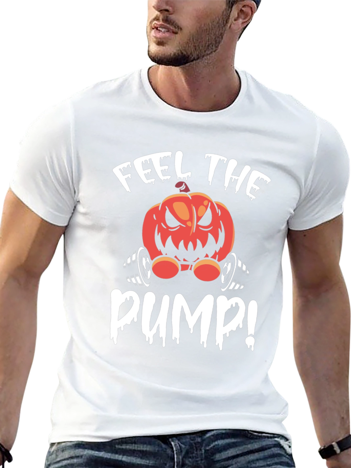 Feel the Pump Halloween Workout T-Shirt