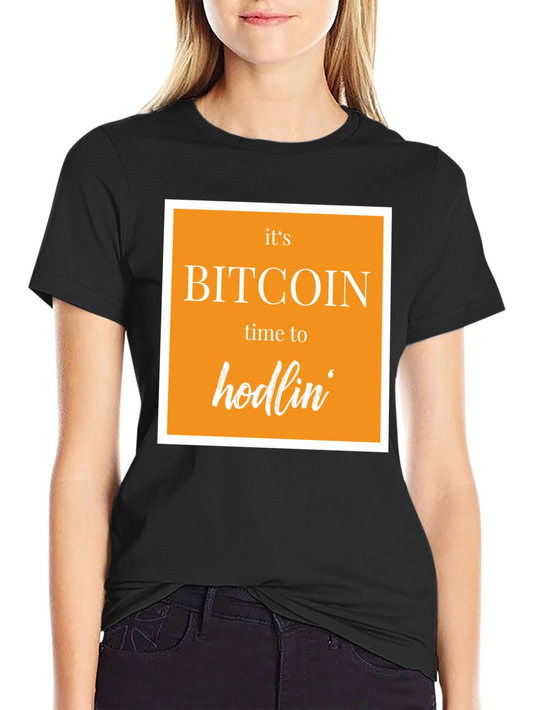 Bitcoin Hodlin Black T-Shirt - Crypto Tee