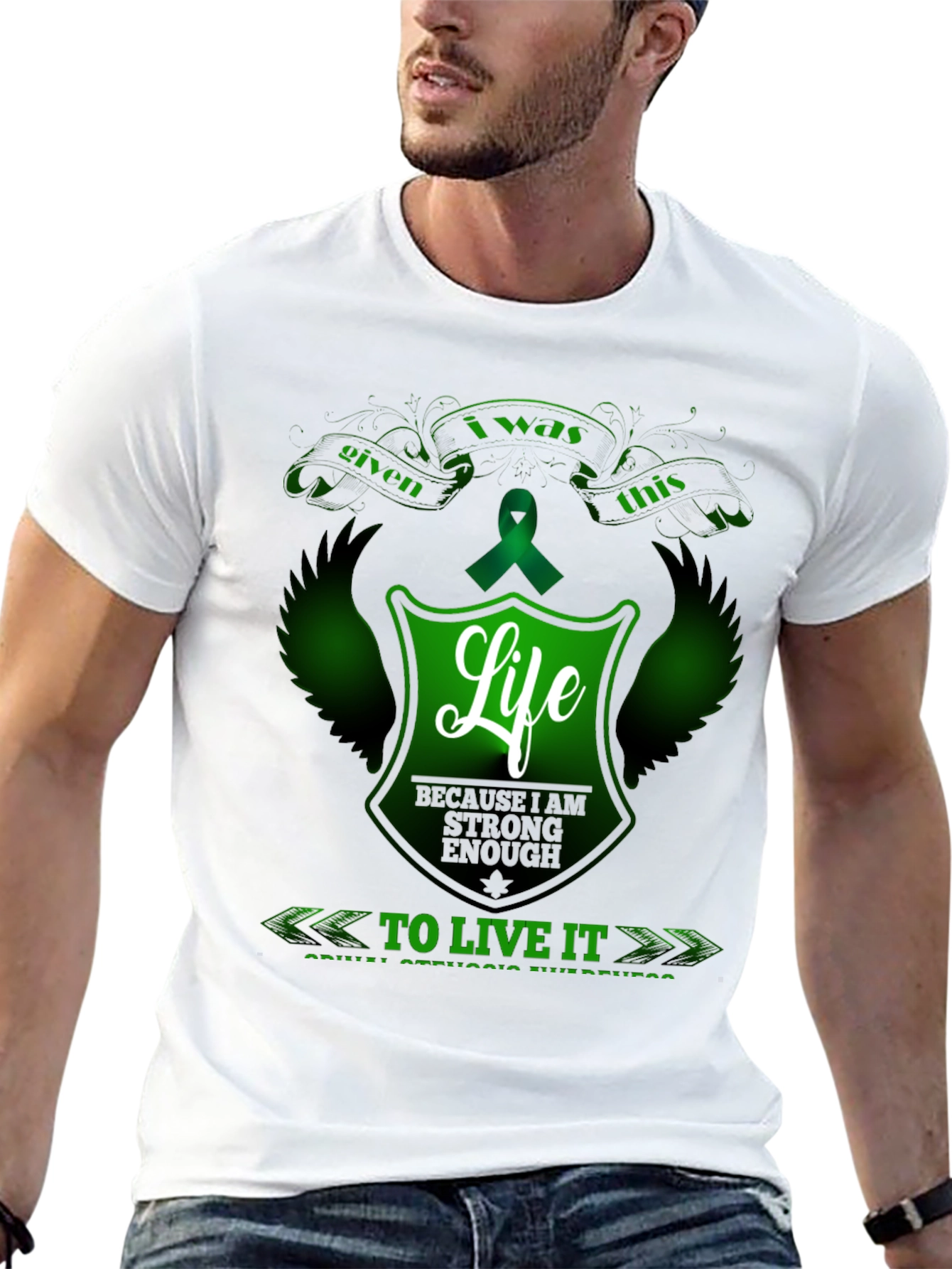 Spinal Stenosis Awareness Graphic T-Shirt