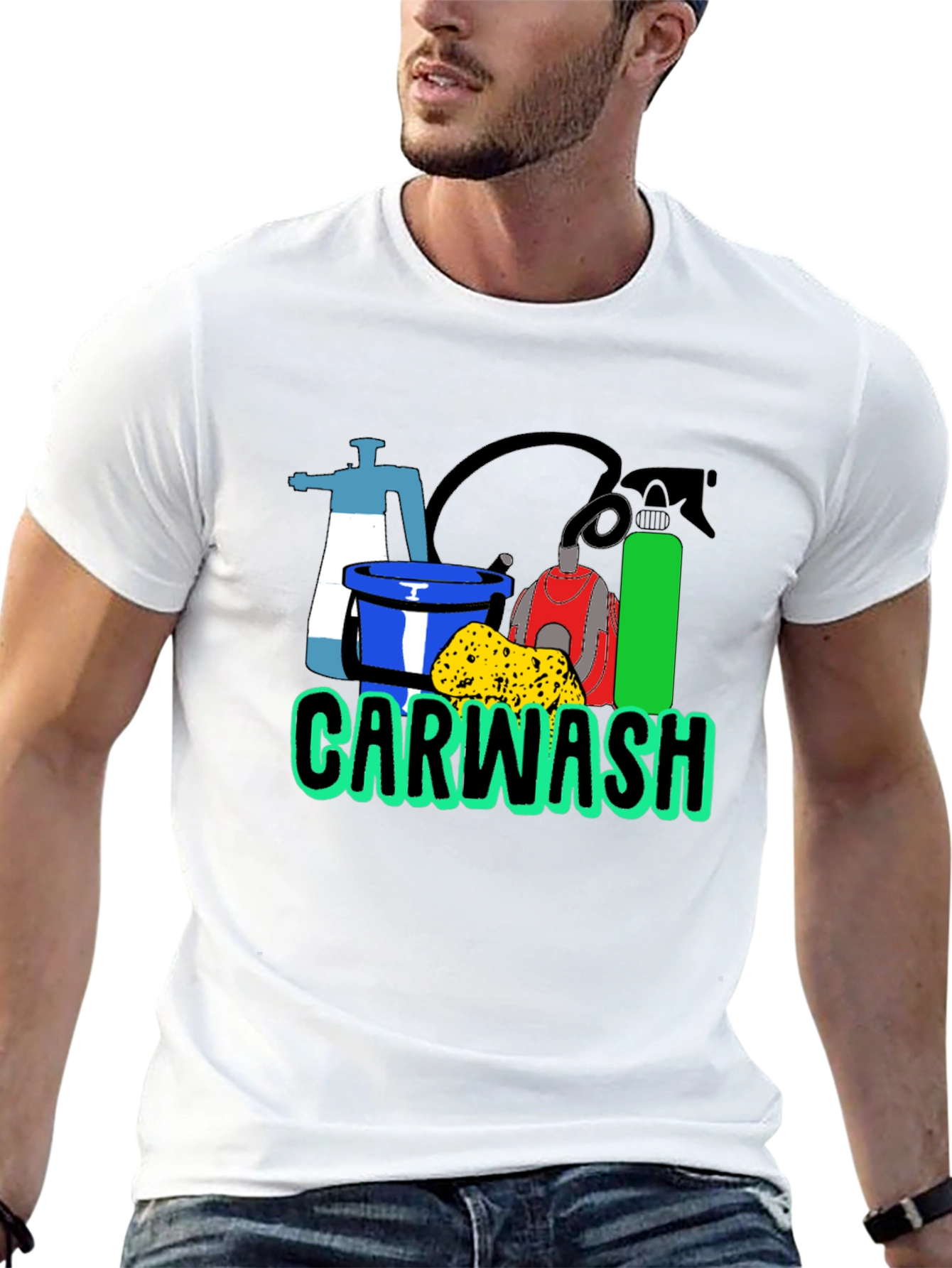 Carwash Graphic Tee - Black