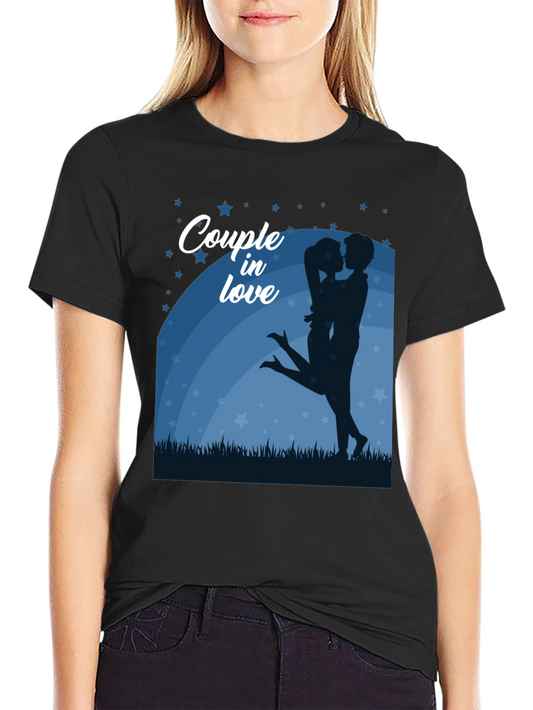Couple in Love Graphic T-Shirt