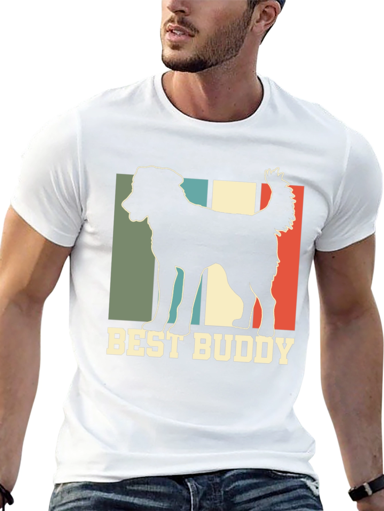 Best Buddy Dog T-Shirt Pet Lover Gift