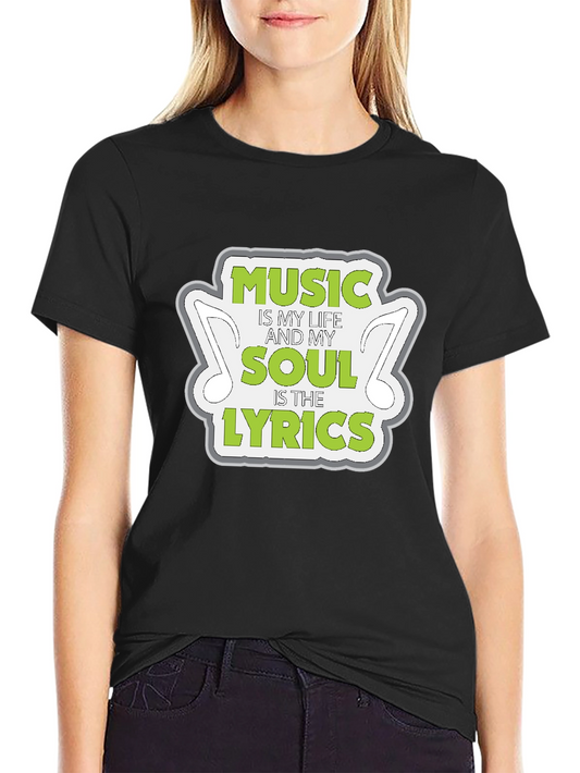 Music is My Life T-Shirt - Soft Cotton Tee