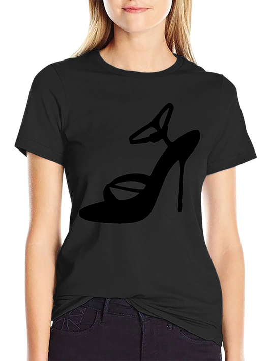 High Heel Graphic Tee - Stylish Fashion Top