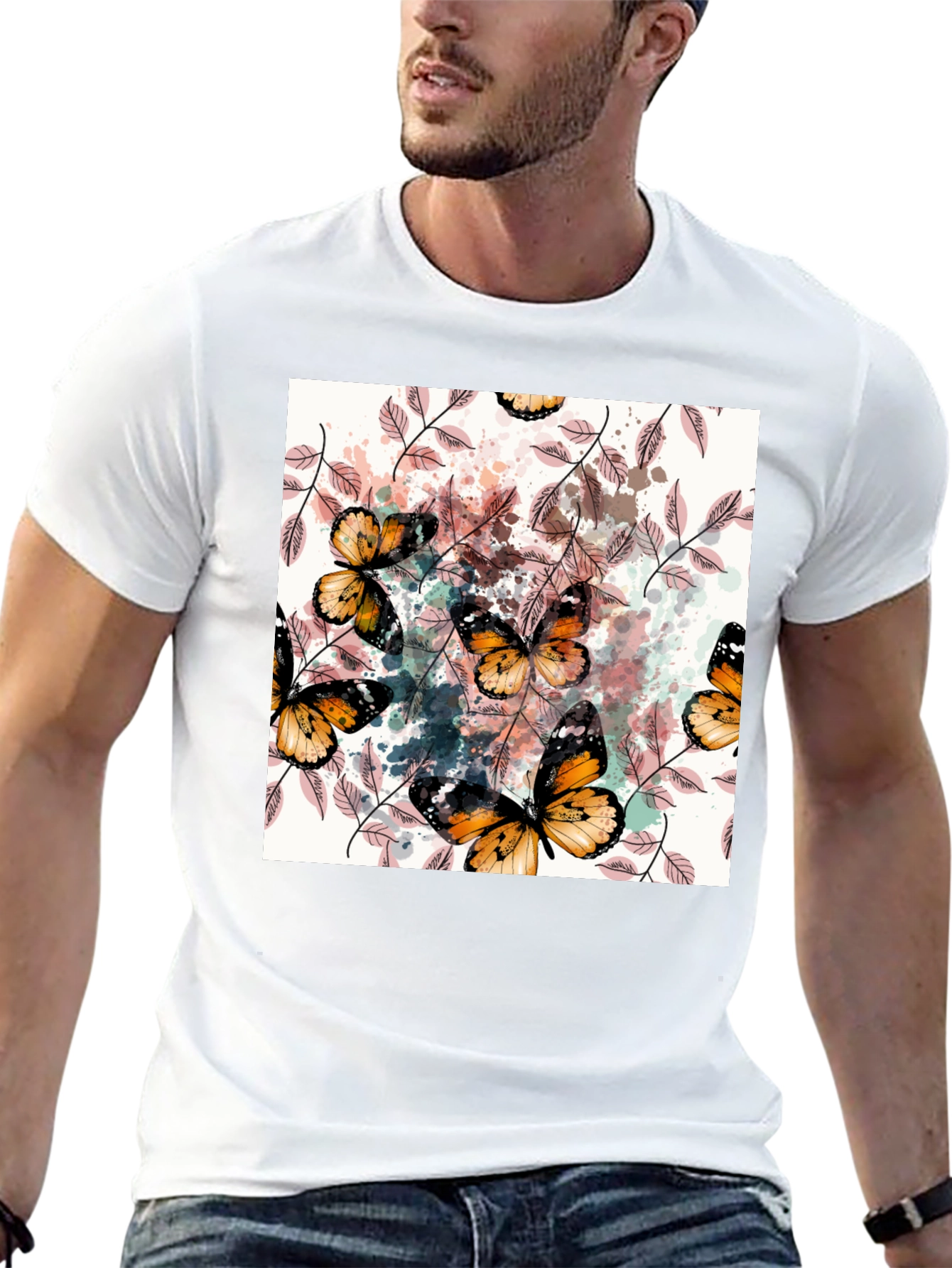 Butterfly Watercolor Graphic Tee