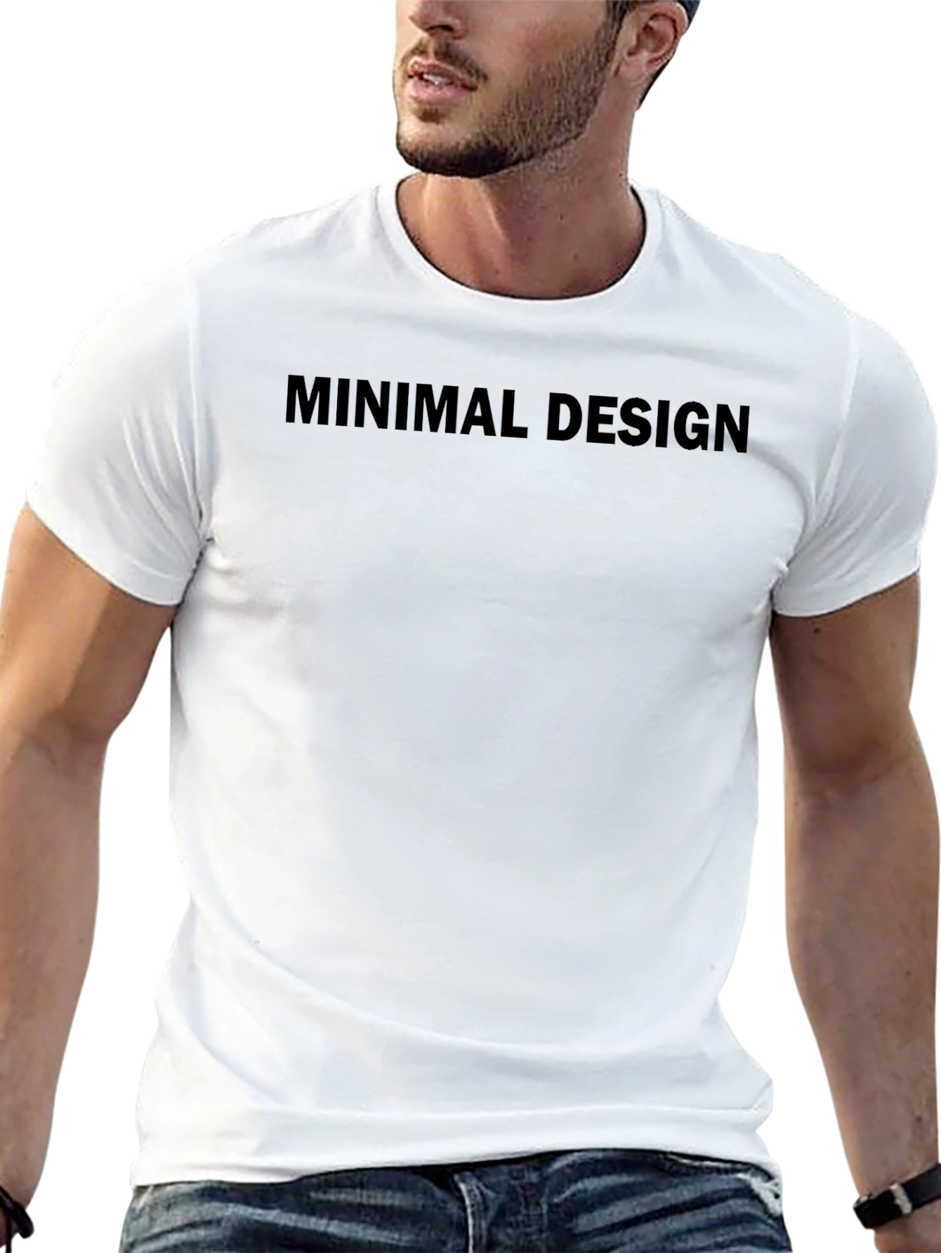 Minimal Design Black T-Shirt | Classic Style