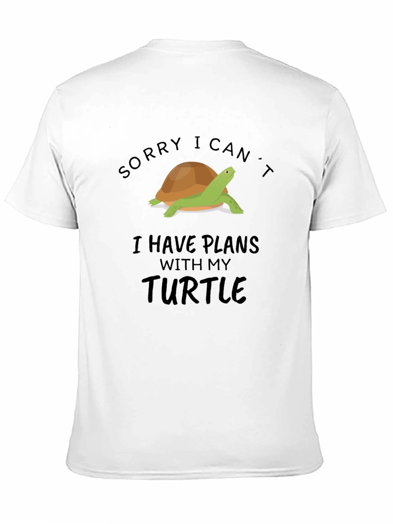 Turtle Plans Graphic Tee - Black Cotton T-Shirt