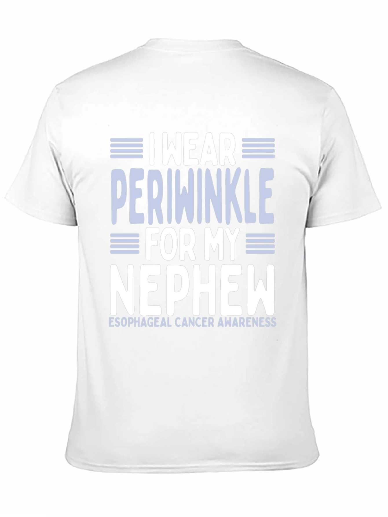 I Wear Periwinkle Esophageal Cancer Awareness T-Shirt