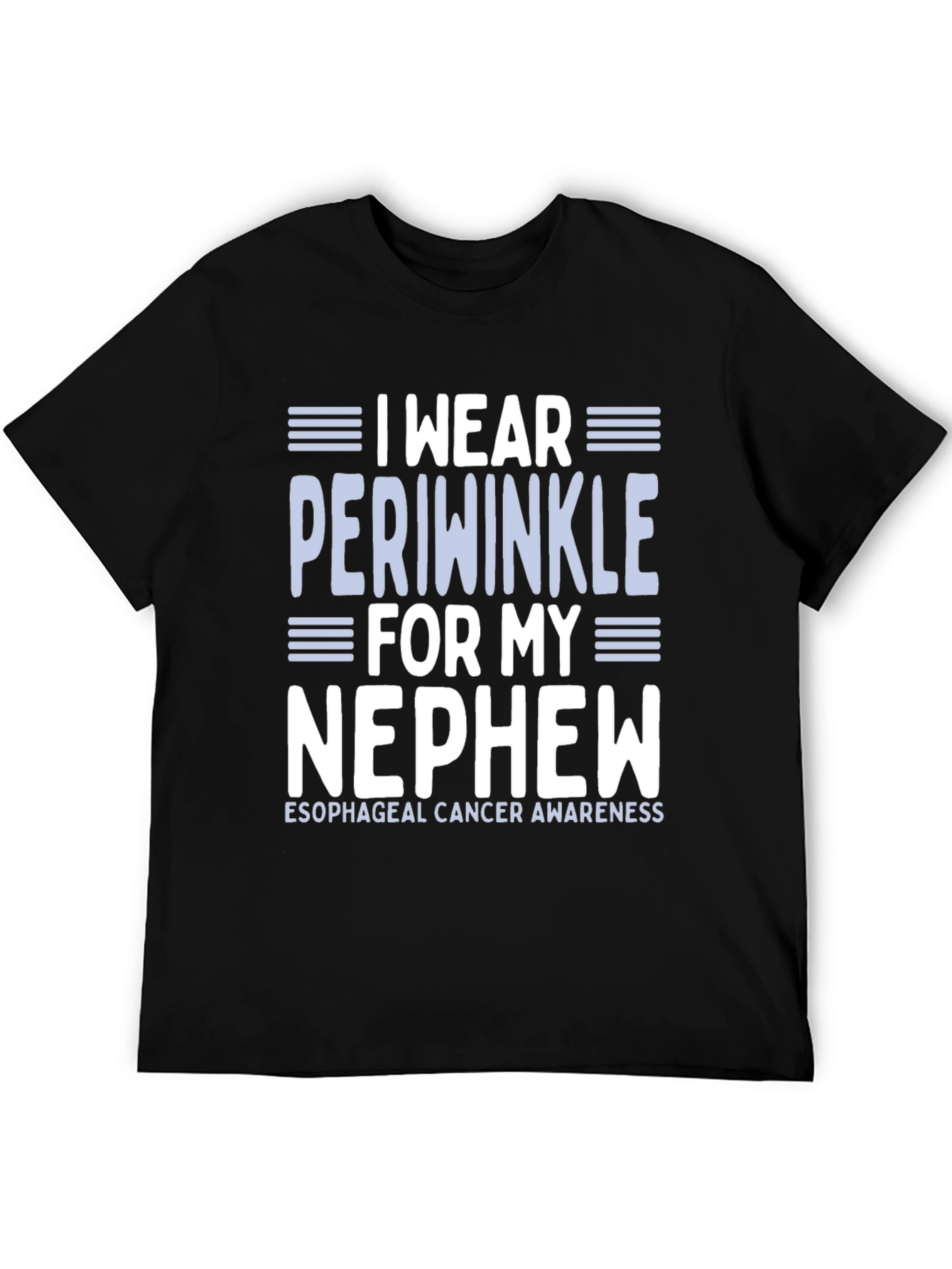 I Wear Periwinkle Esophageal Cancer Awareness T-Shirt