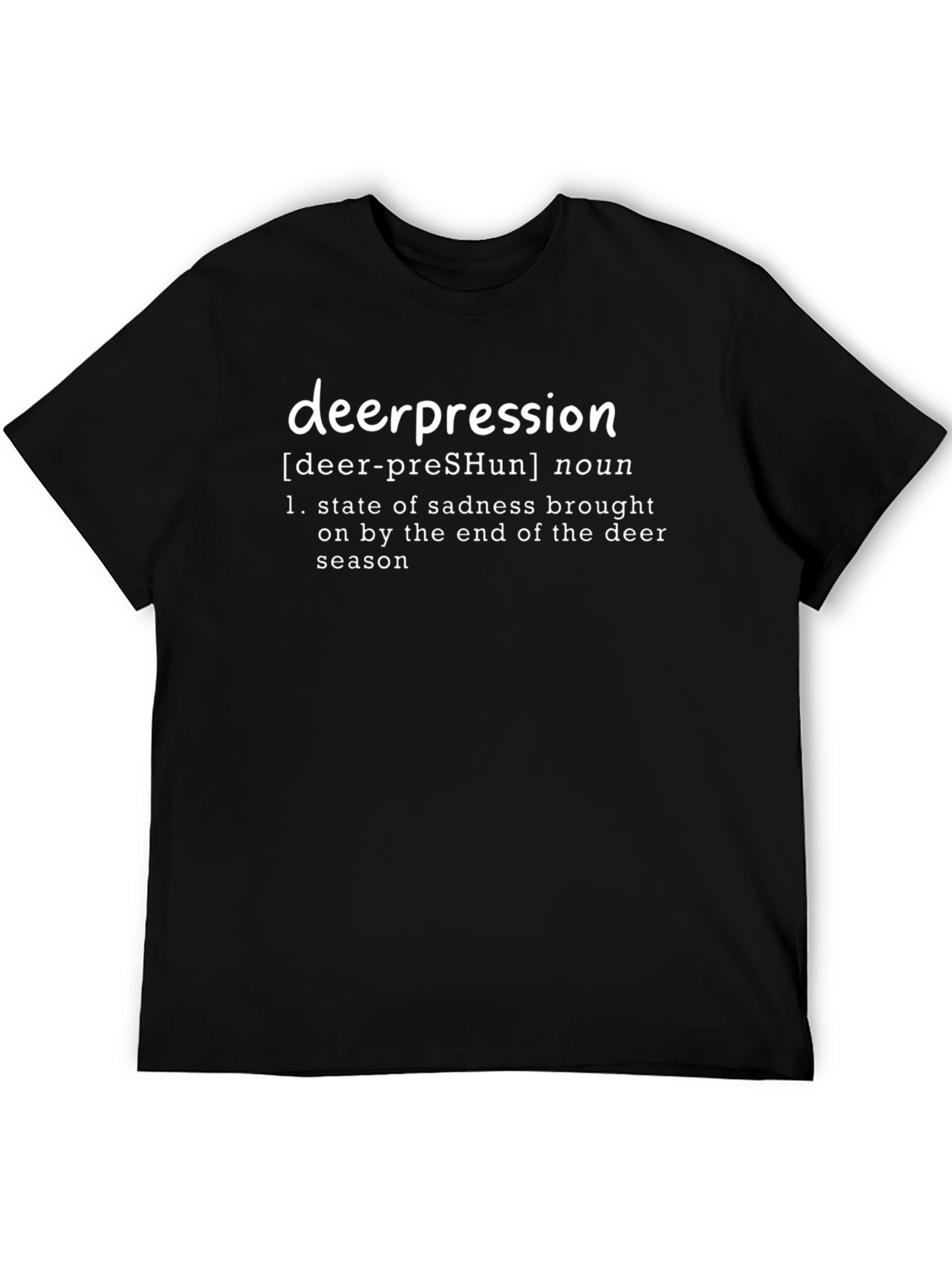 Deer-pression Definition T-Shirt - Funny Hunting Humor