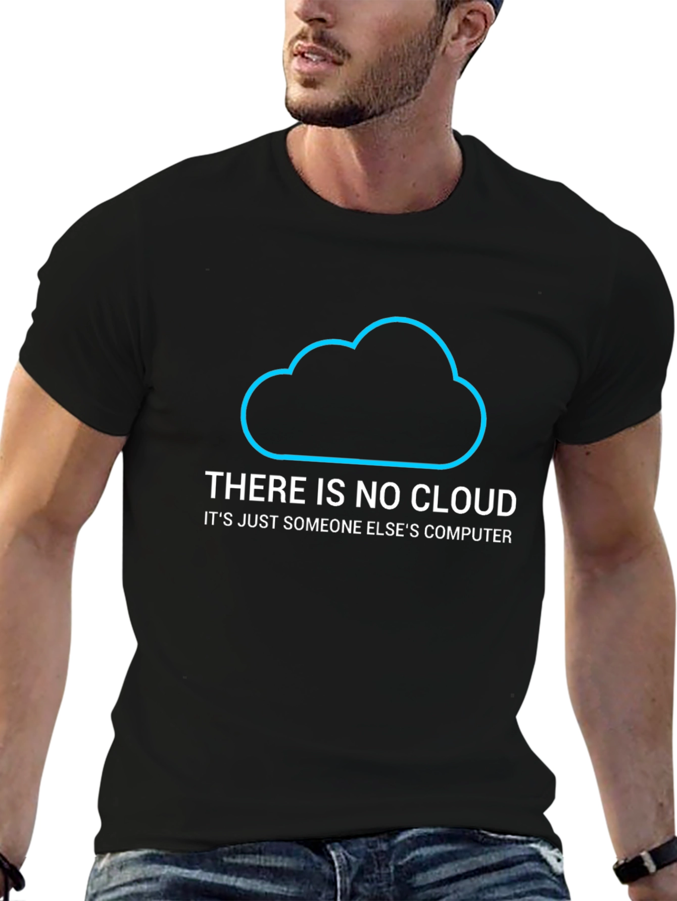 Funny IT Cloud T-Shirt - There is No Cloud