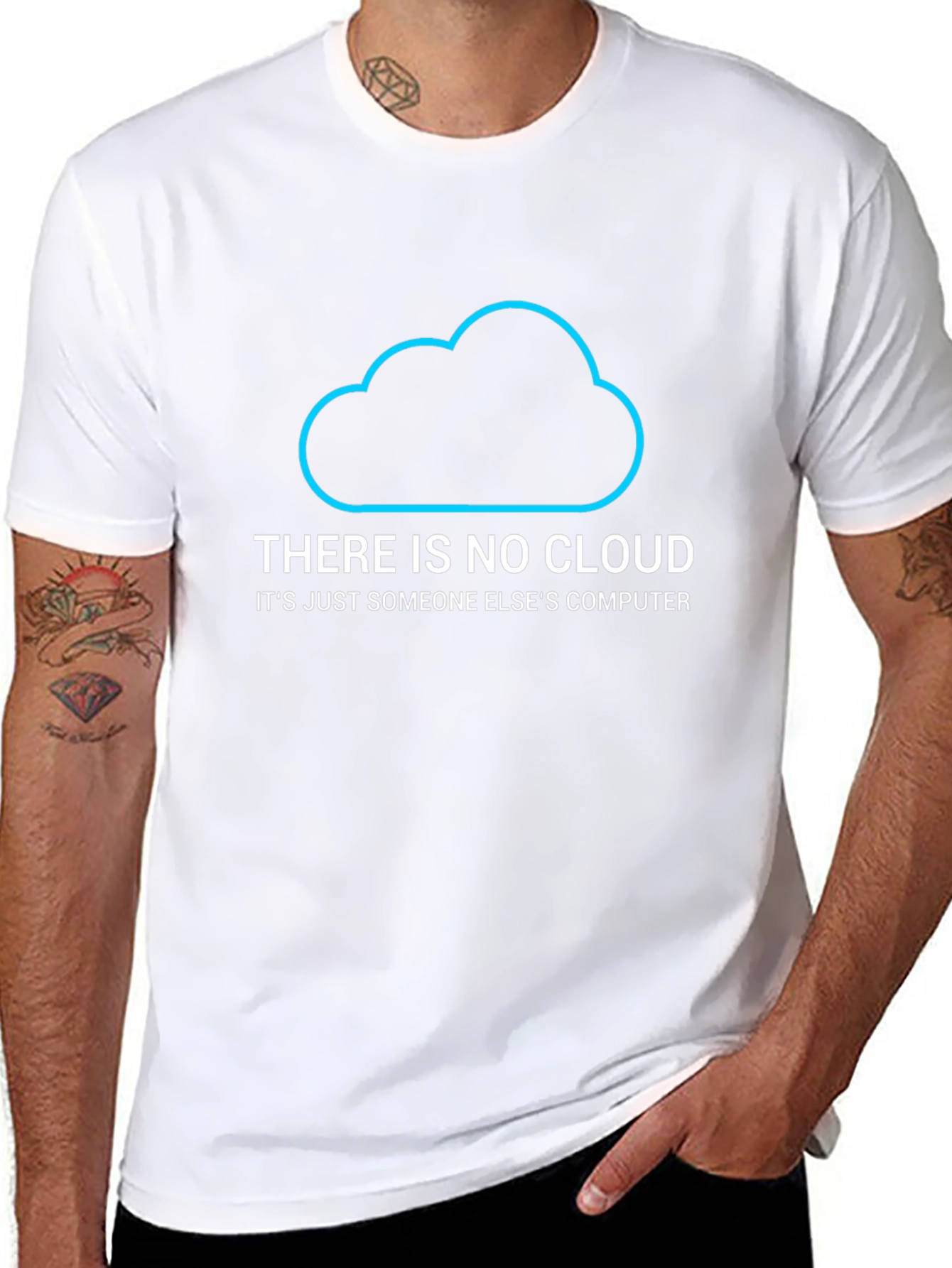 Funny IT Cloud T-Shirt - There is No Cloud