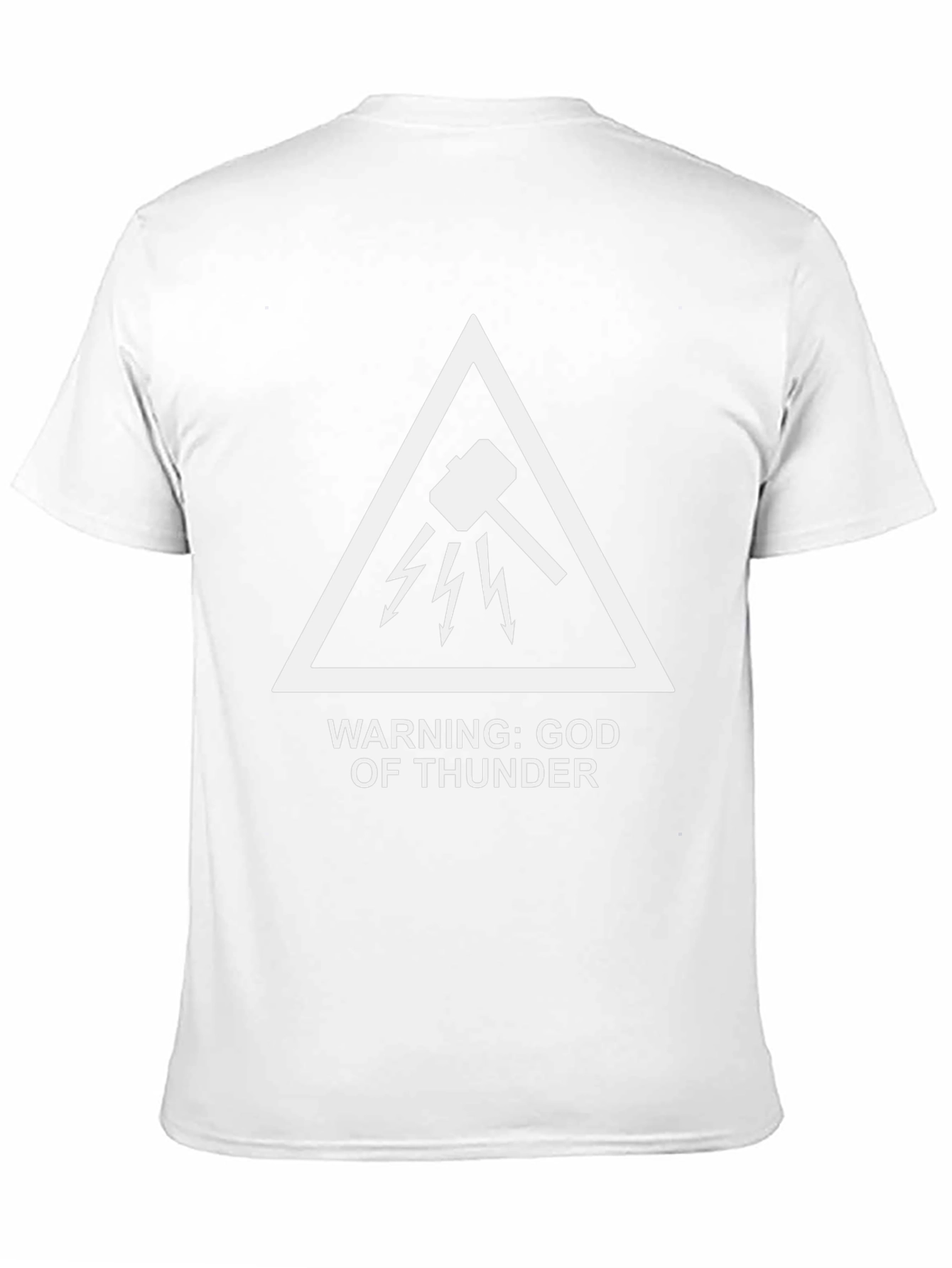 God of Thunder Warning T-Shirt - Graphic Tee