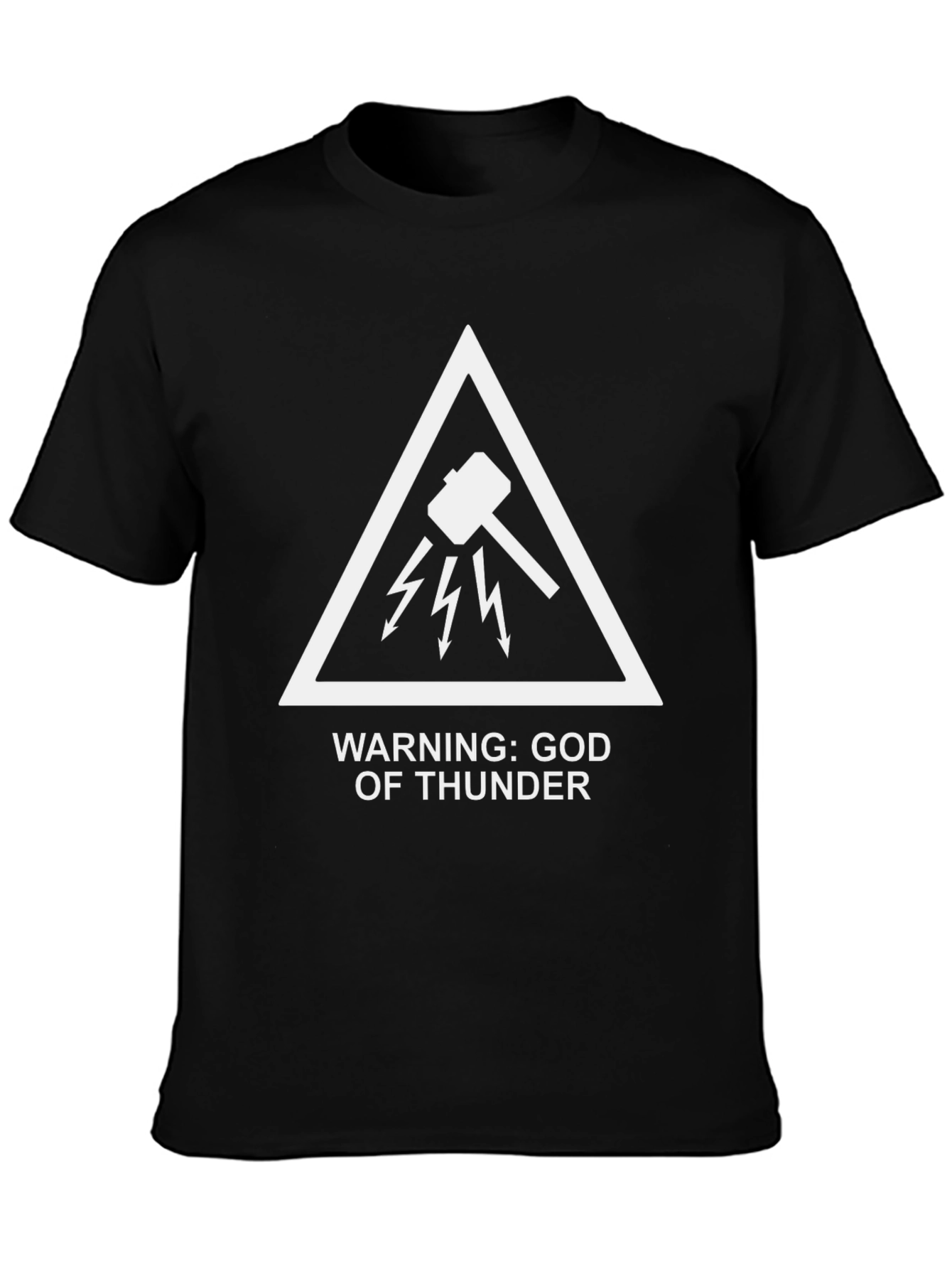 God of Thunder Warning T-Shirt - Graphic Tee