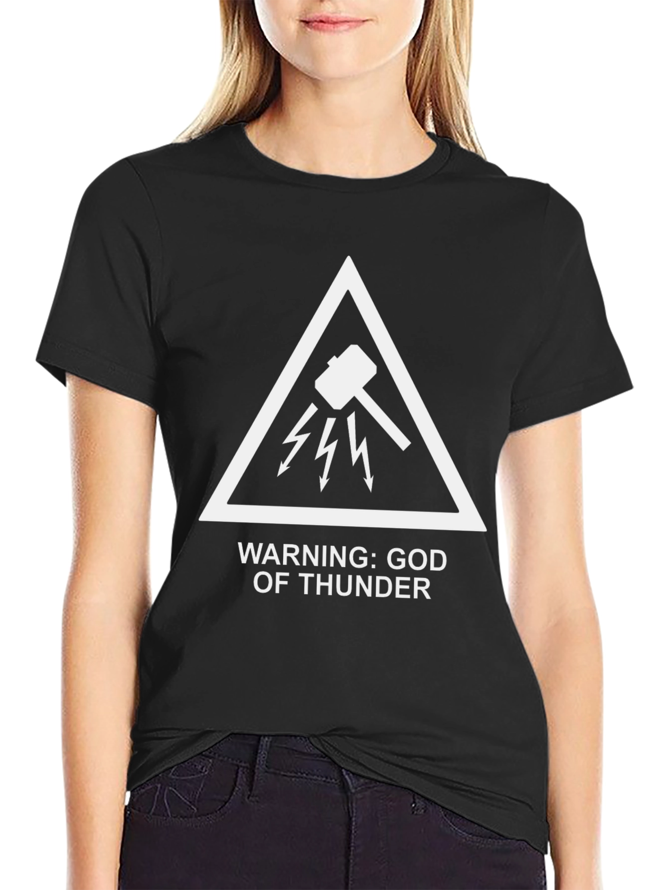 God of Thunder Warning T-Shirt - Graphic Tee
