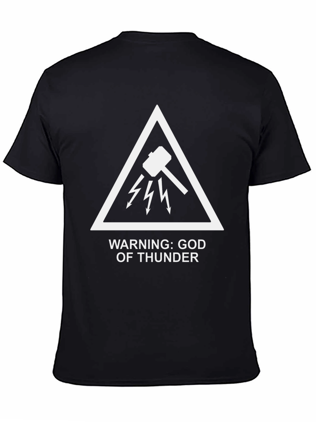 God of Thunder Warning T-Shirt - Graphic Tee