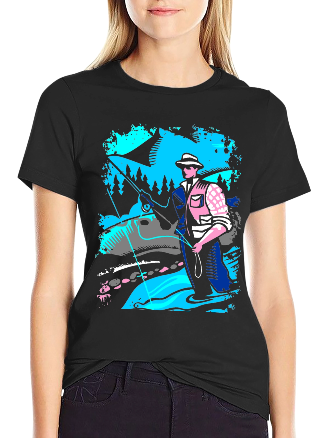 Fishing T-Shirt: Fisherman Graphic Tee