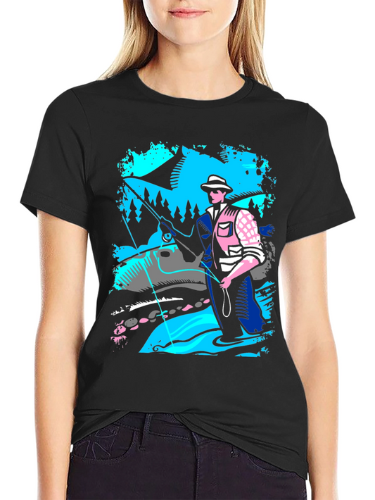 Fishing T-Shirt: Fisherman Graphic Tee