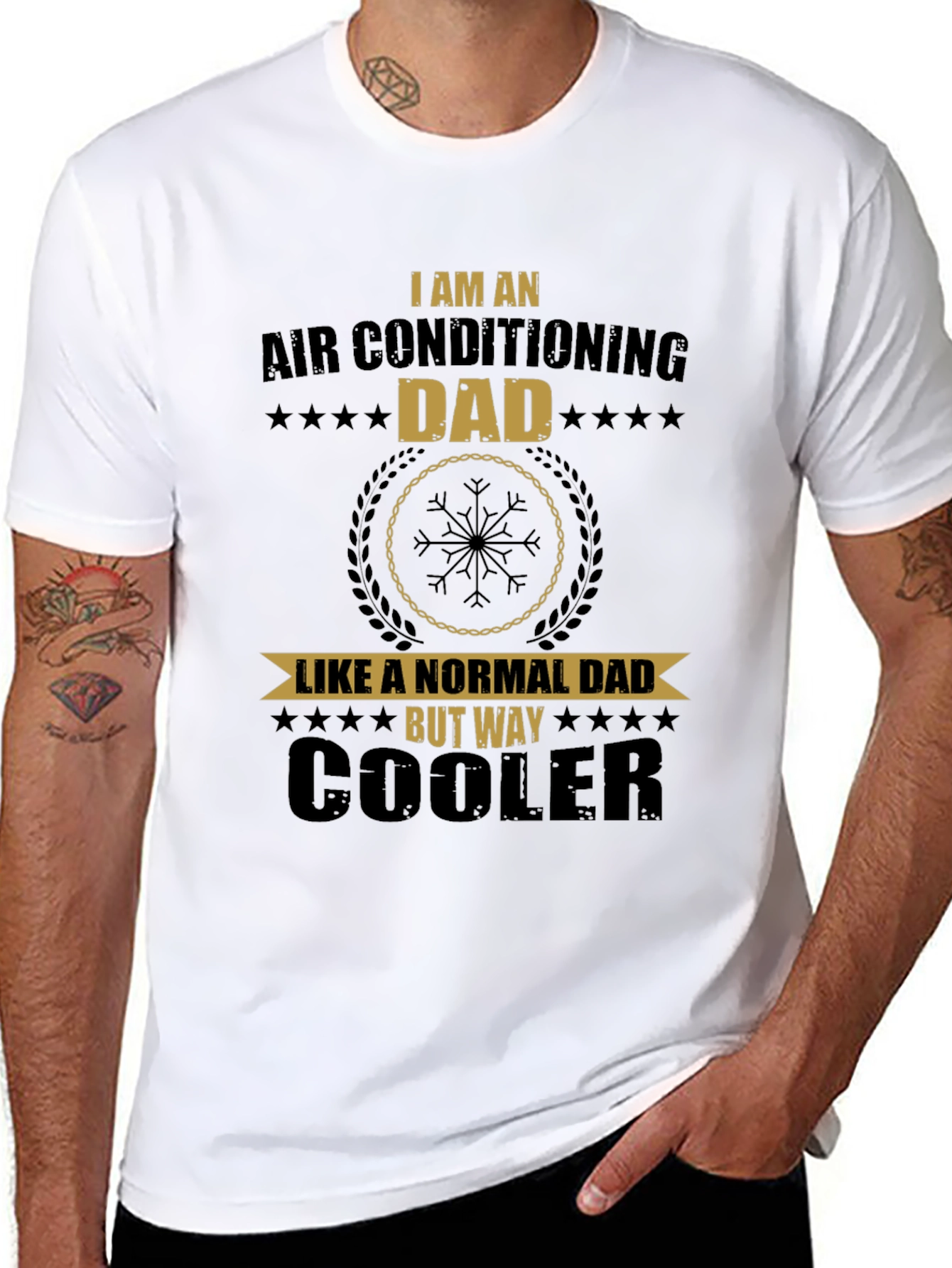 Air Conditioning Dad T-Shirt - Funny Fathers Day Gift