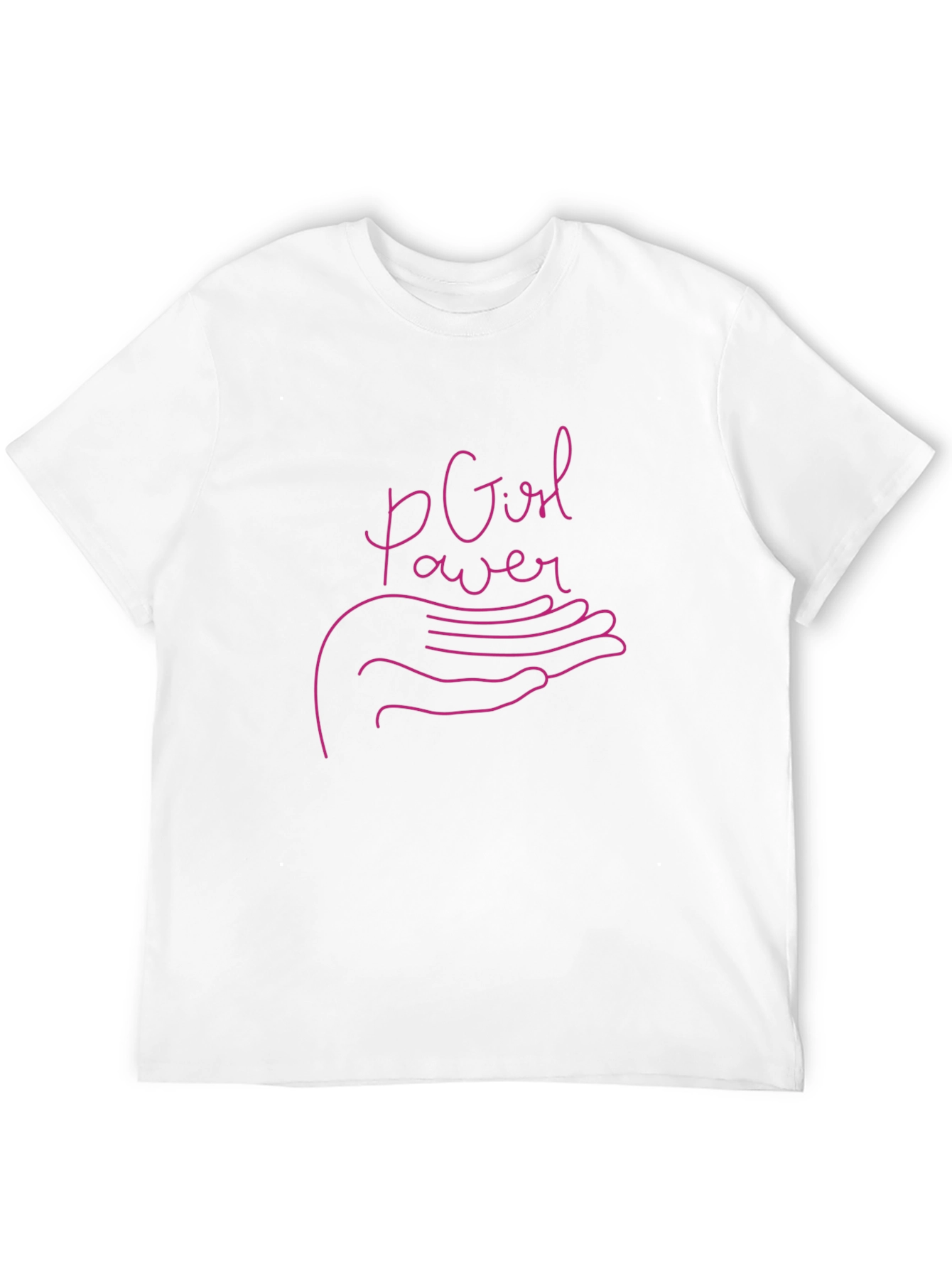 Girl Power Black Tee - Feminist Graphic T-Shirt