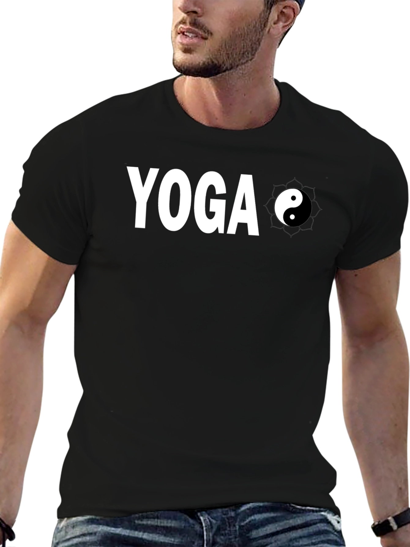 Yoga Yin Yang Graphic T-Shirt