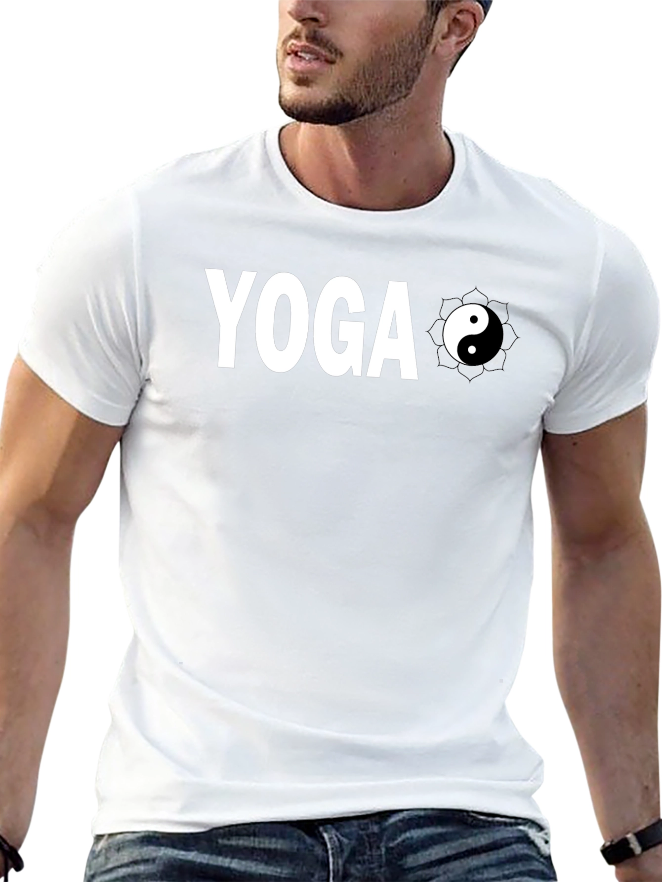 Yoga Yin Yang Graphic T-Shirt