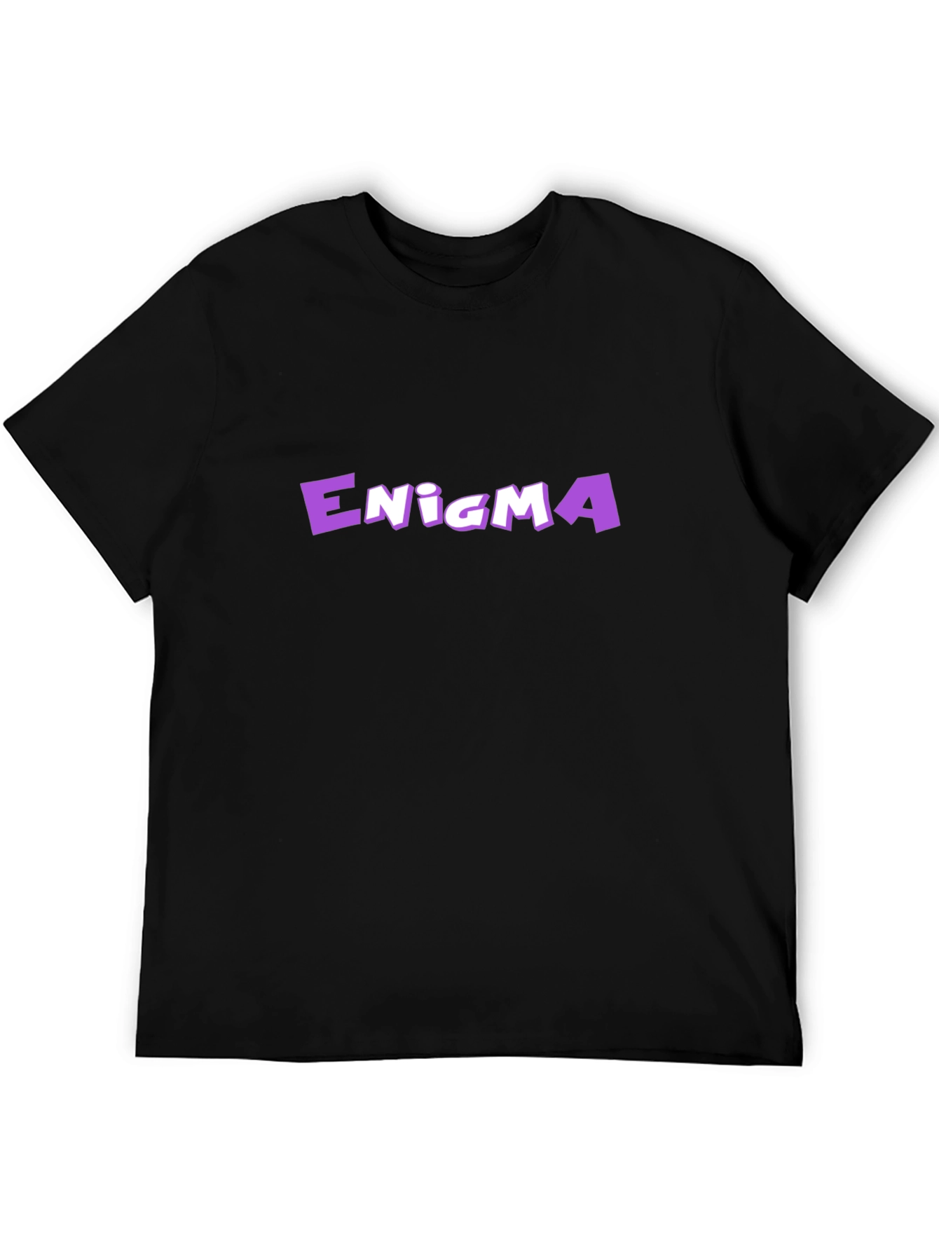 Enigma Graphic Tee - Bold Purple Design