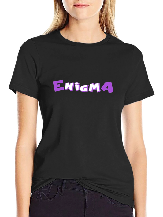 Enigma Graphic Tee - Bold Purple Design