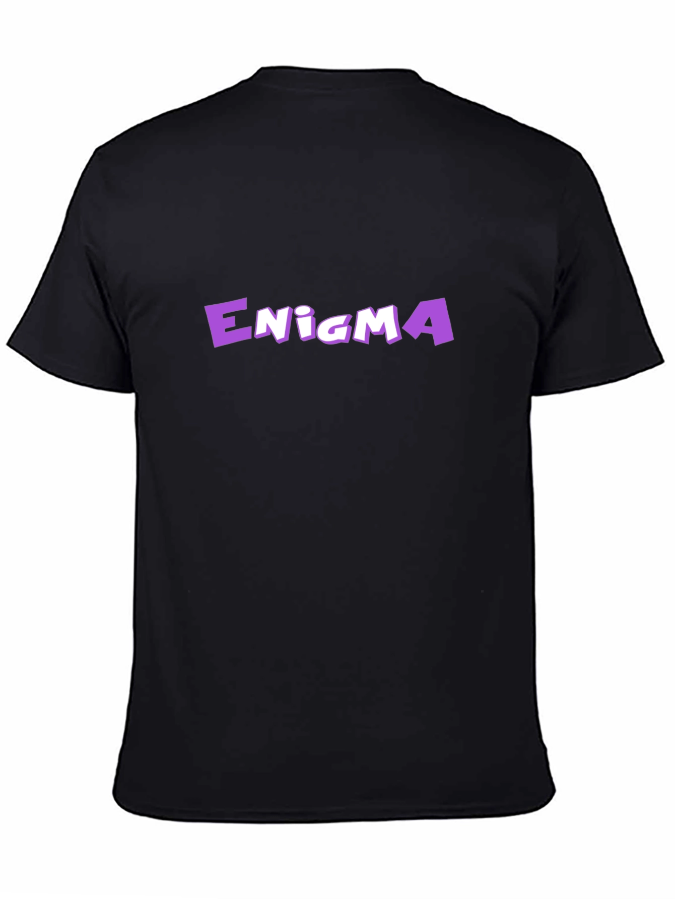 Enigma Graphic Tee - Bold Purple Design
