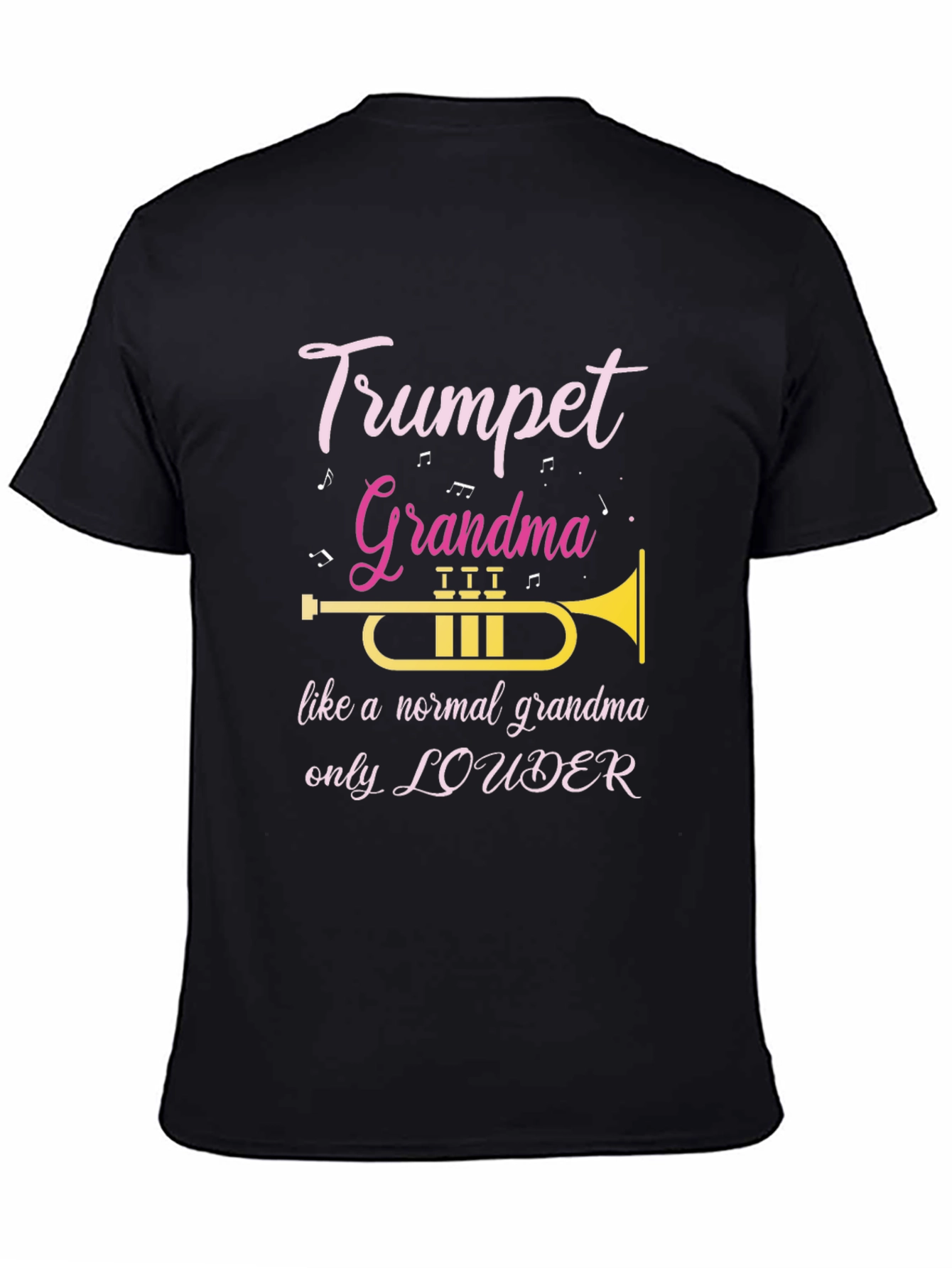 Trumpet Grandma Graphic T-Shirt