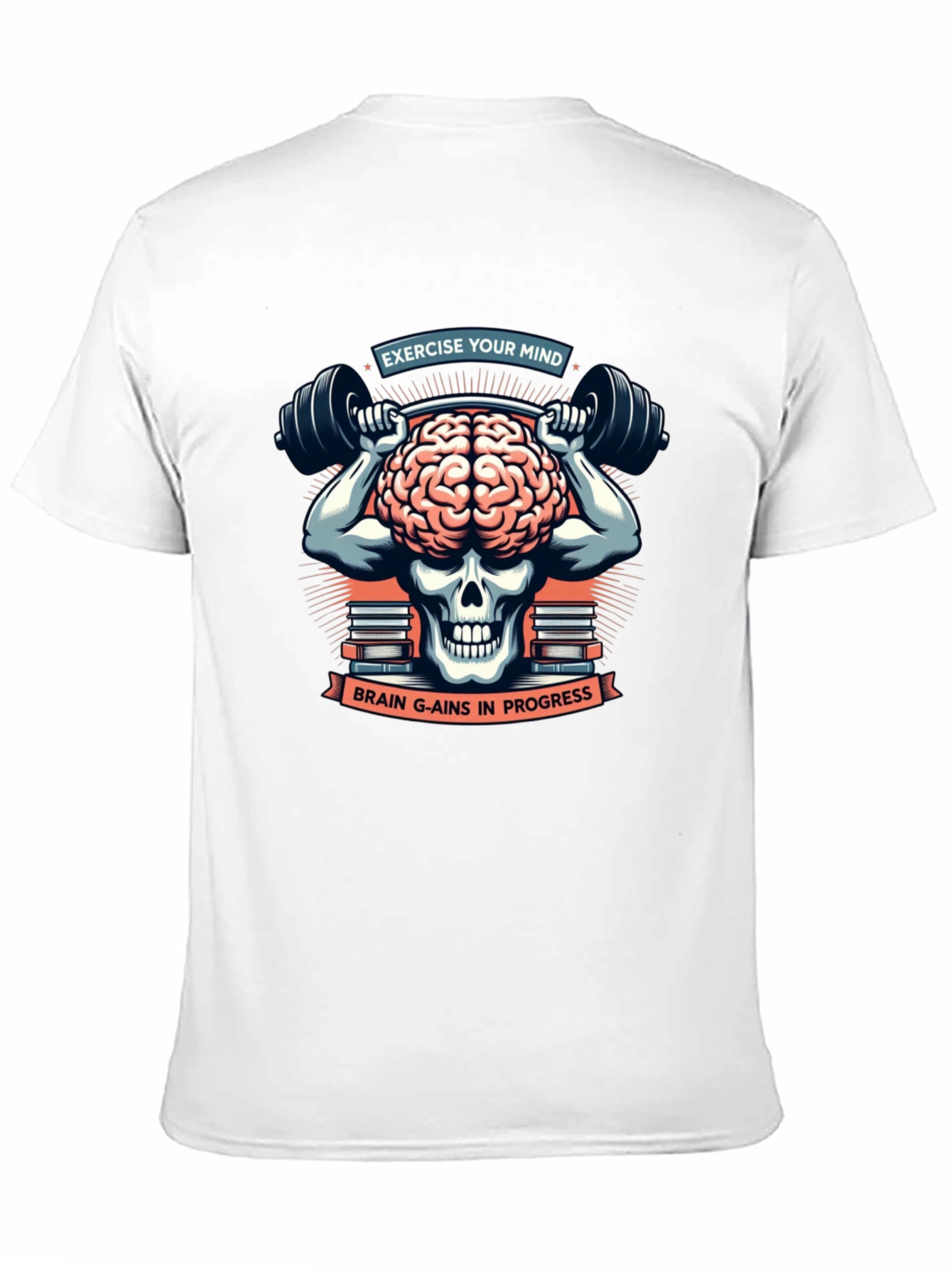 Brain Gains T-Shirt - Exercise Your Mind