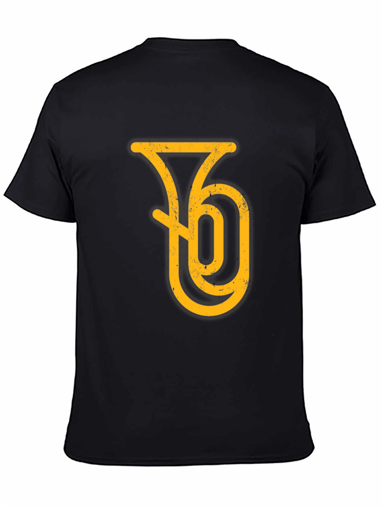 Tuba Graphic Tee - Musicians Black T-Shirt