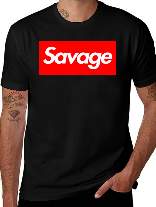 Savage Graphic T-Shirt - Streetwear Style