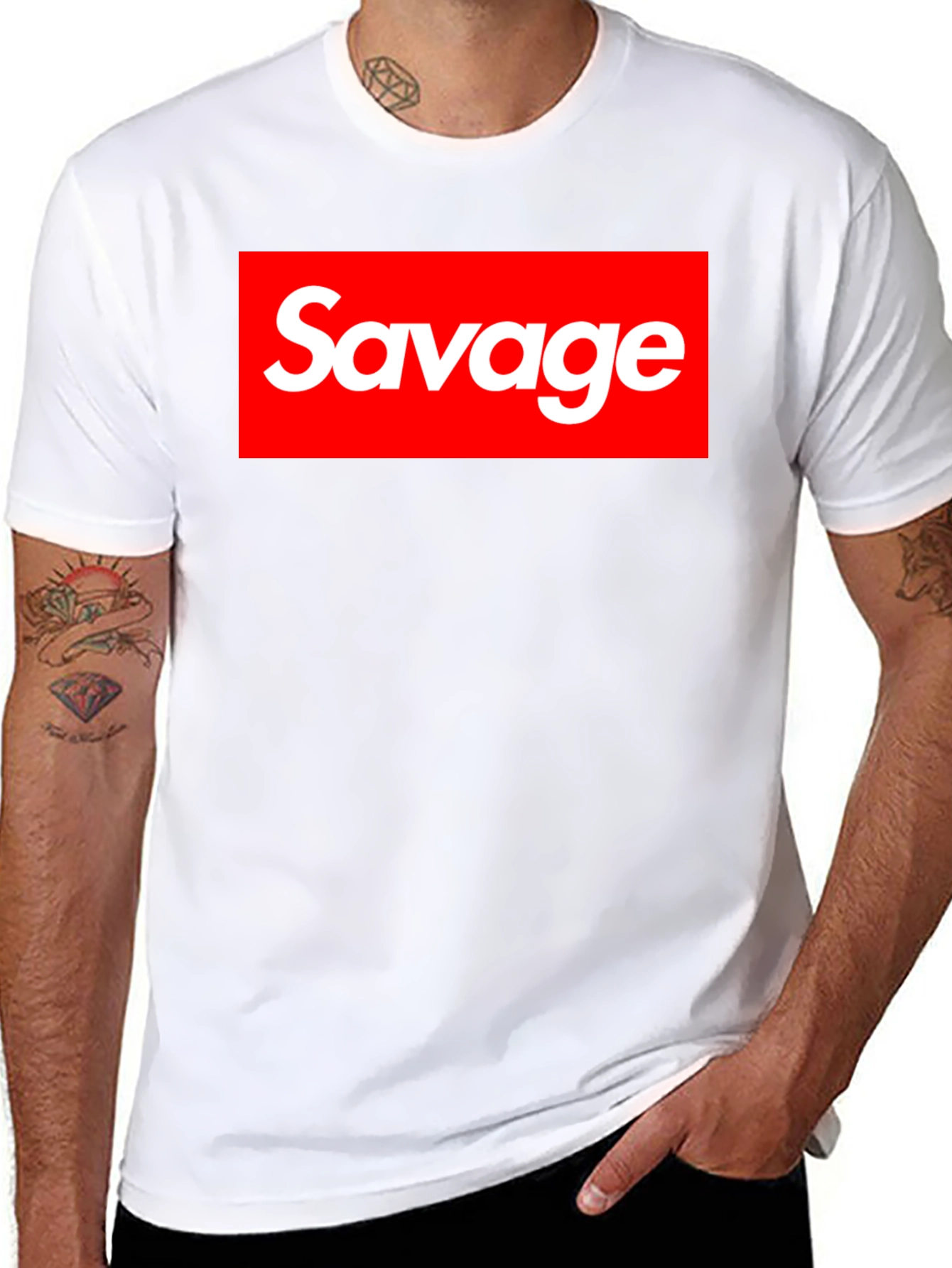 Savage Graphic T-Shirt - Streetwear Style