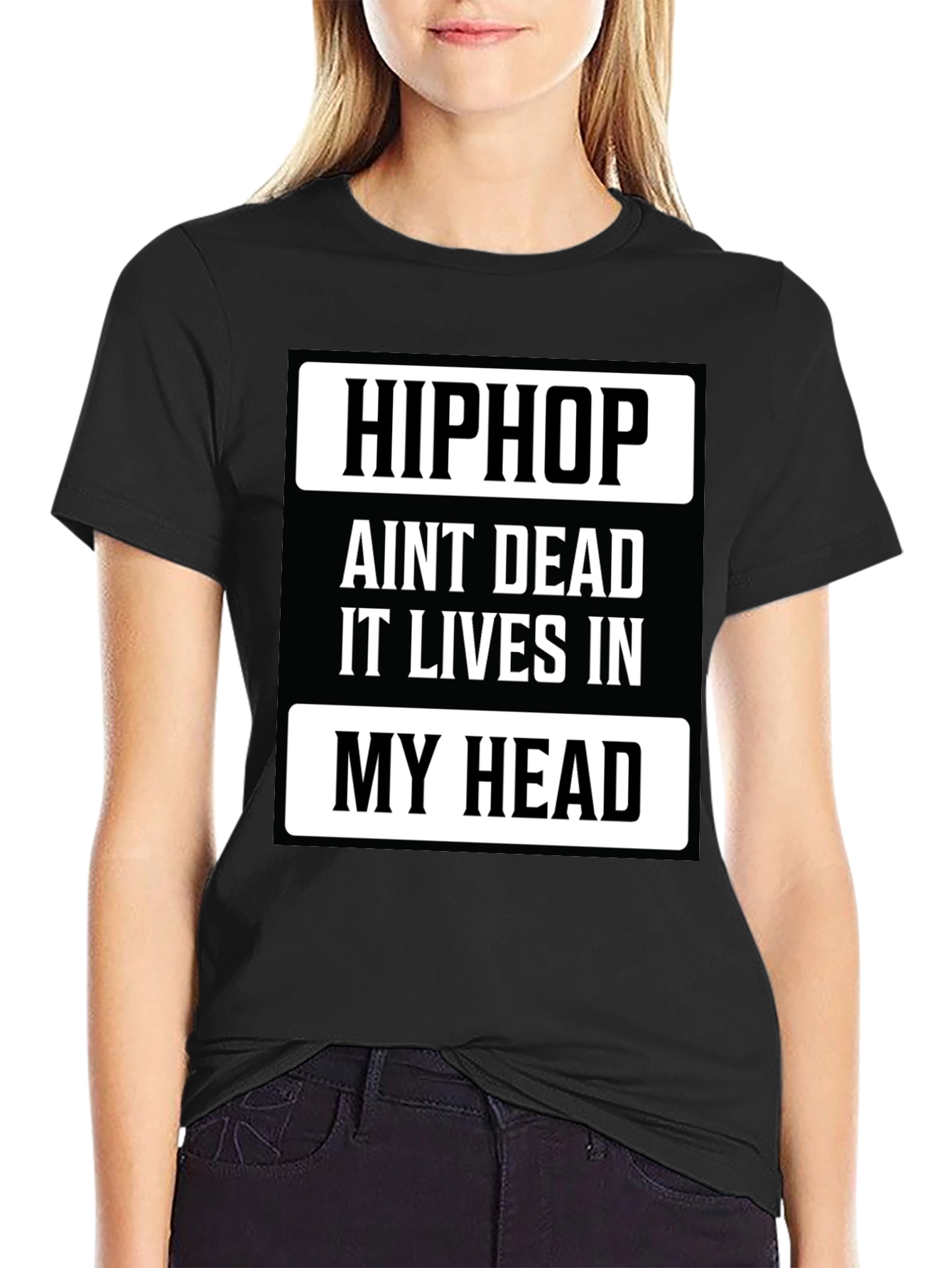 Hip Hop Lives T-Shirt - Black Tee