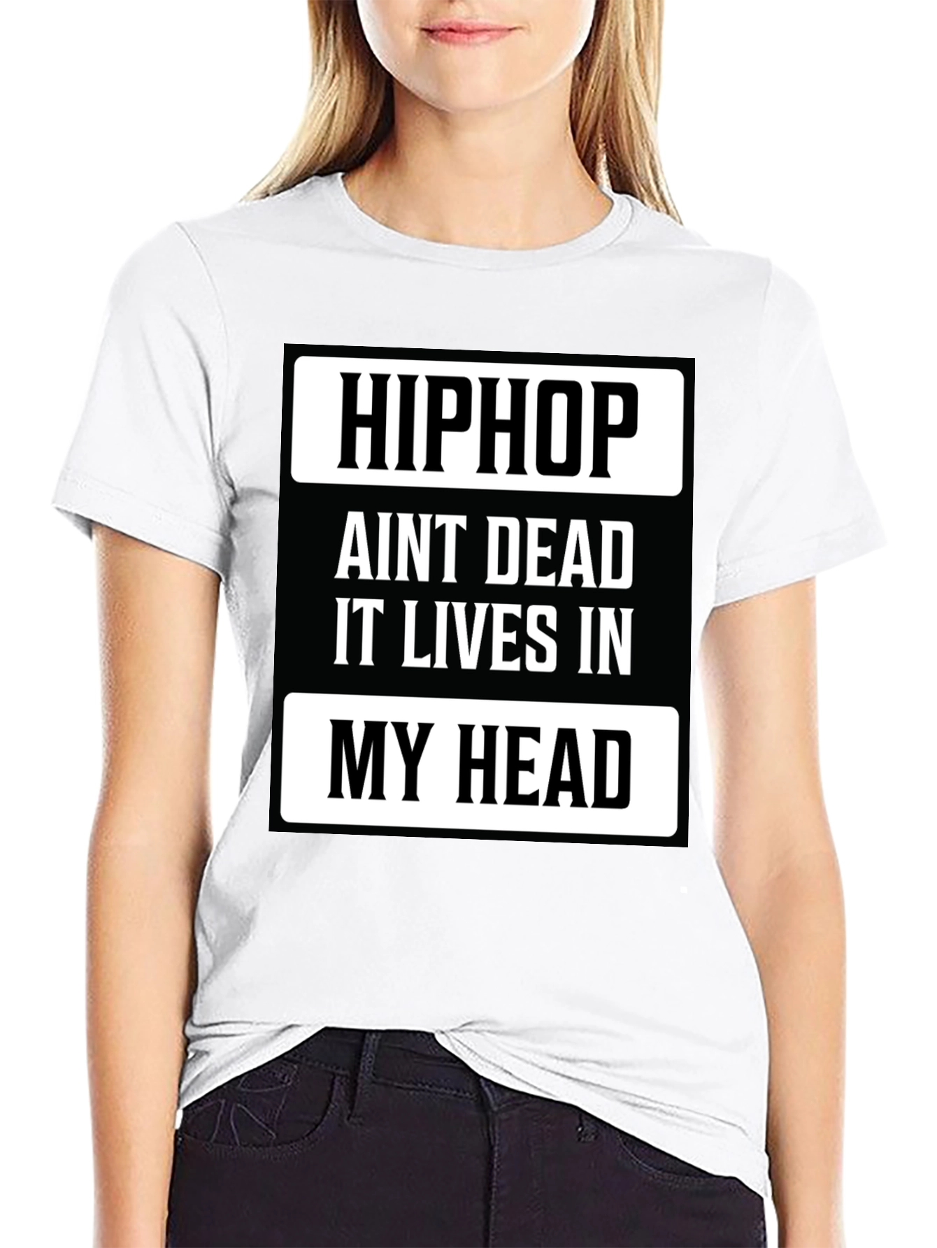 Hip Hop Lives T-Shirt - Black Tee