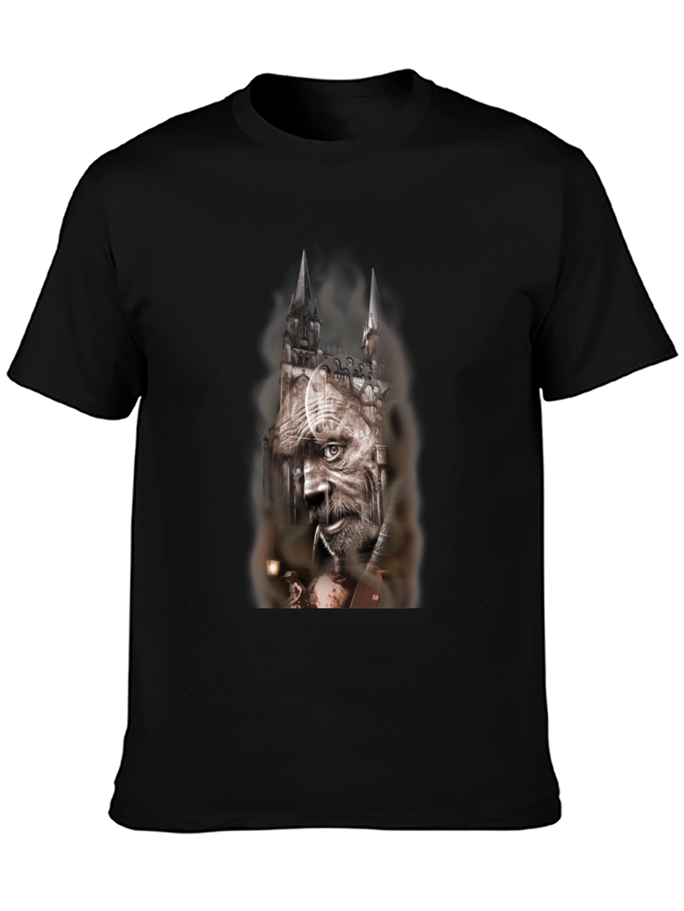 Mystical Man T-Shirt - Gothic Fantasy Tee