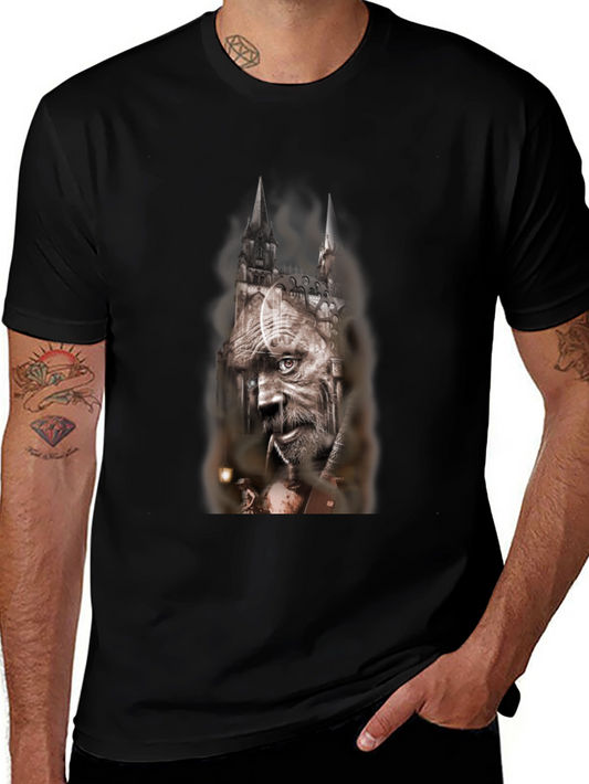 Mystical Man T-Shirt - Gothic Fantasy Tee