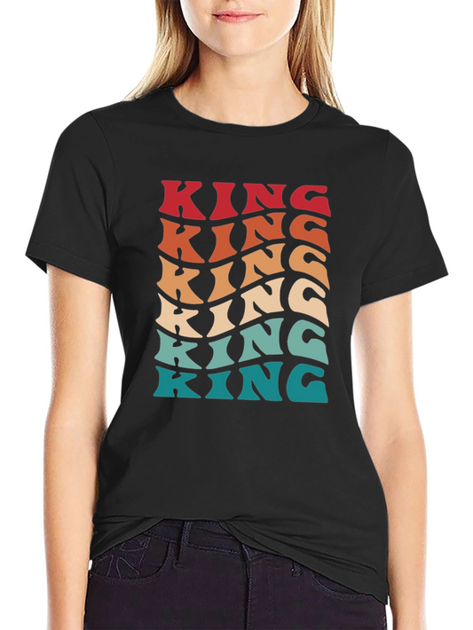 Retro King Tee - Vintage Style Mens Graphic T-Shirt