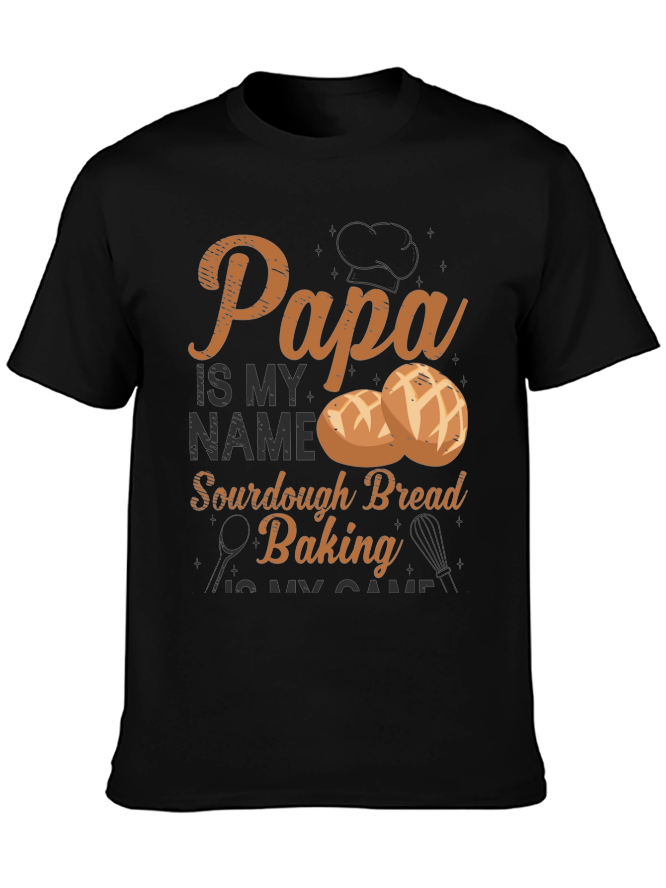 Papa Sourdough Bread Baking T-Shirt