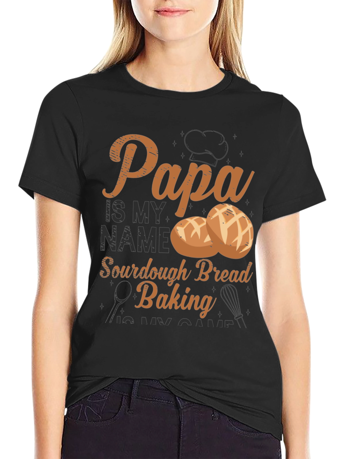 Papa Sourdough Bread Baking T-Shirt