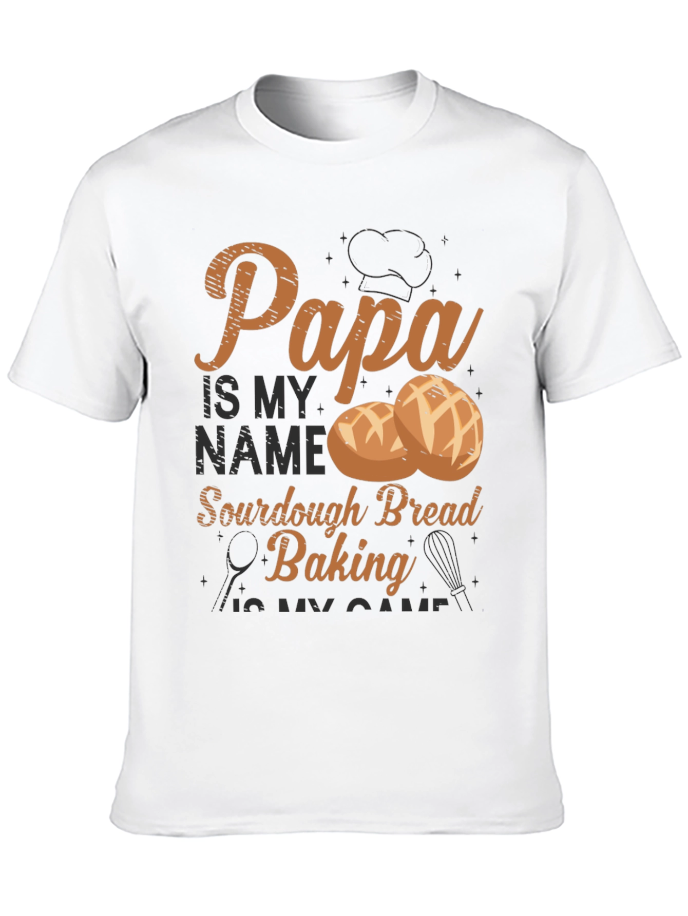 Papa Sourdough Bread Baking T-Shirt