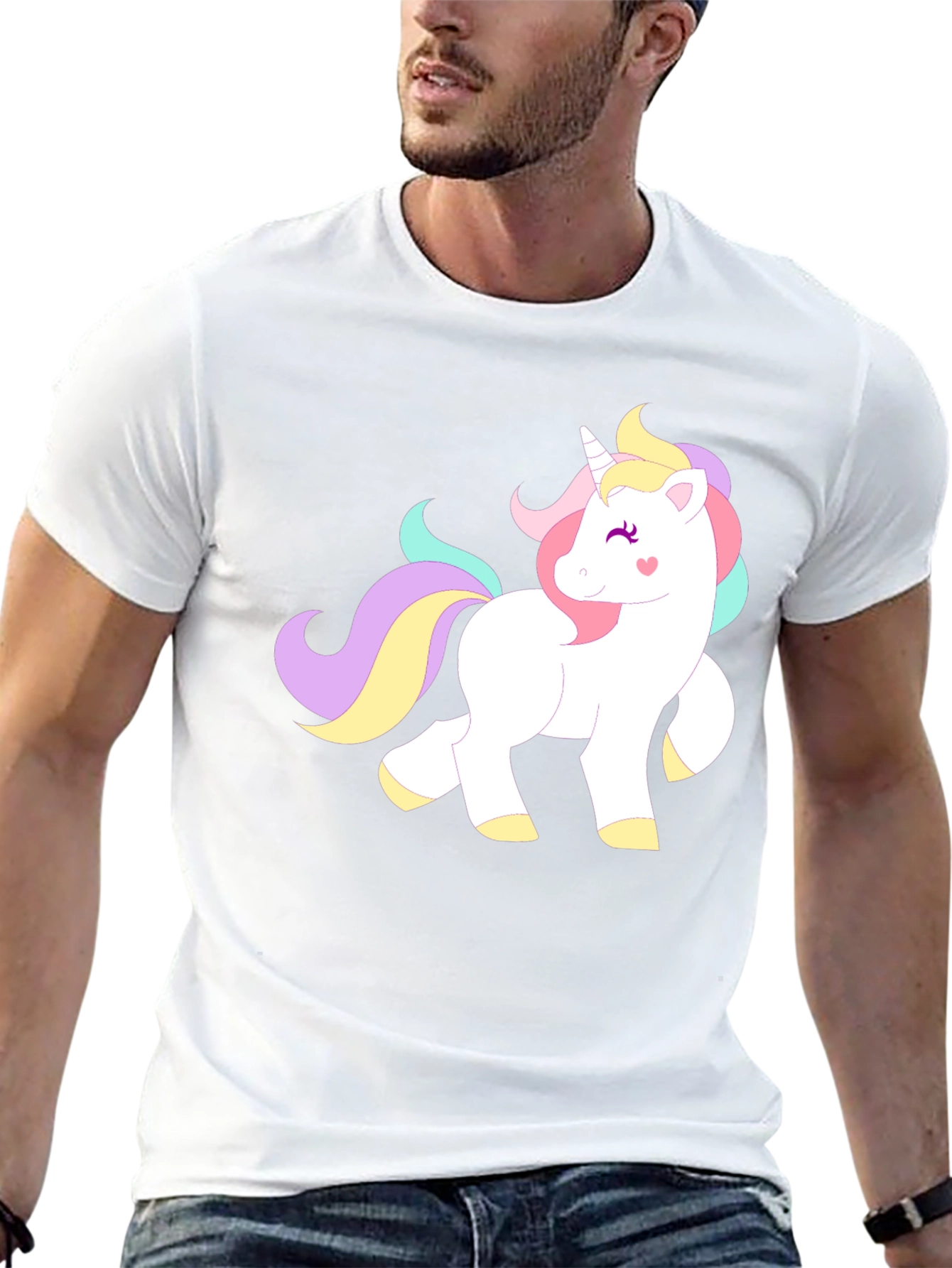 Unicorn Graphic T-Shirt - Whimsical Design