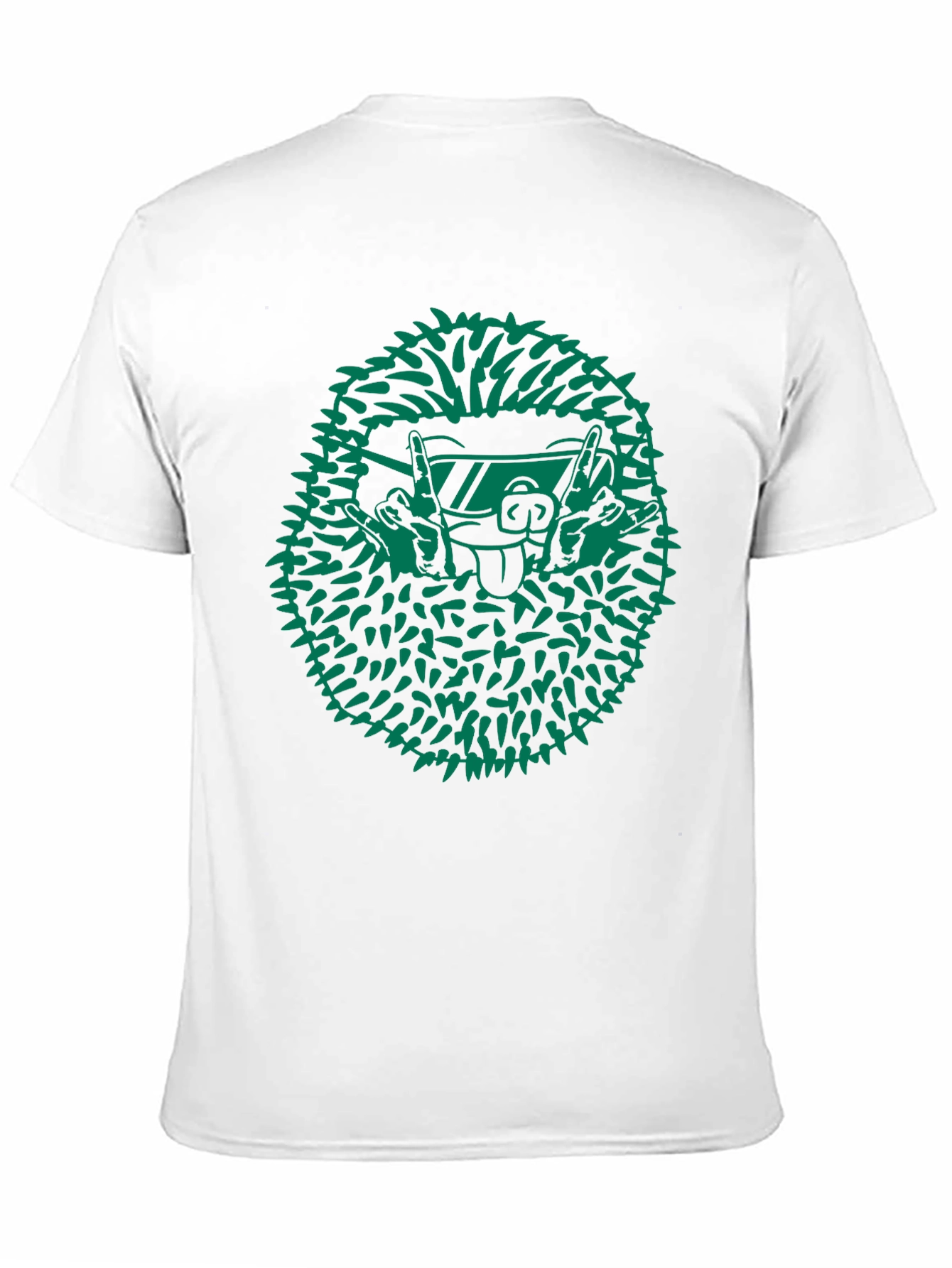 Cool Hedgehog Graphic Tee - Black Cotton