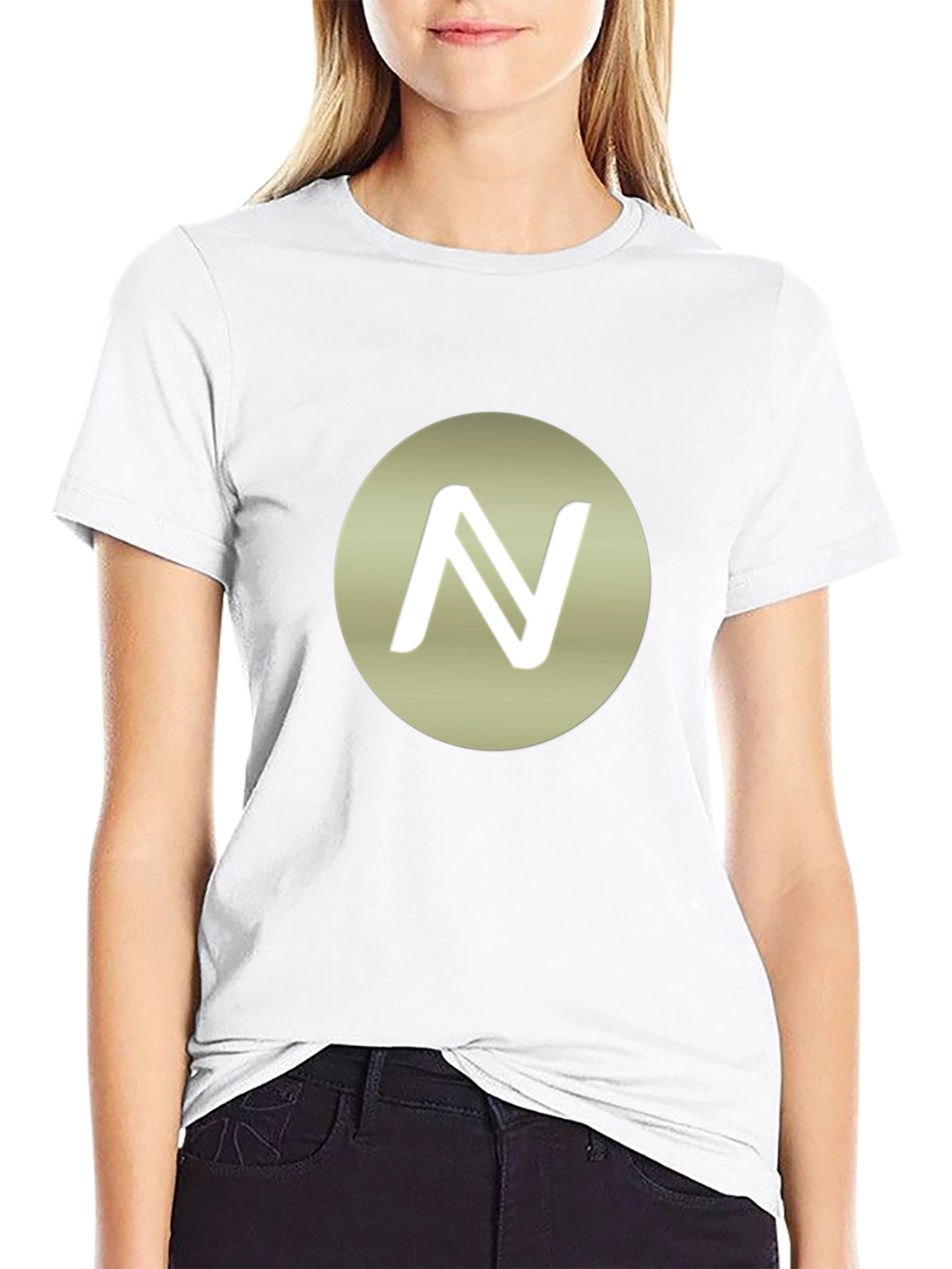 Stylish Black T-Shirt with N Logo