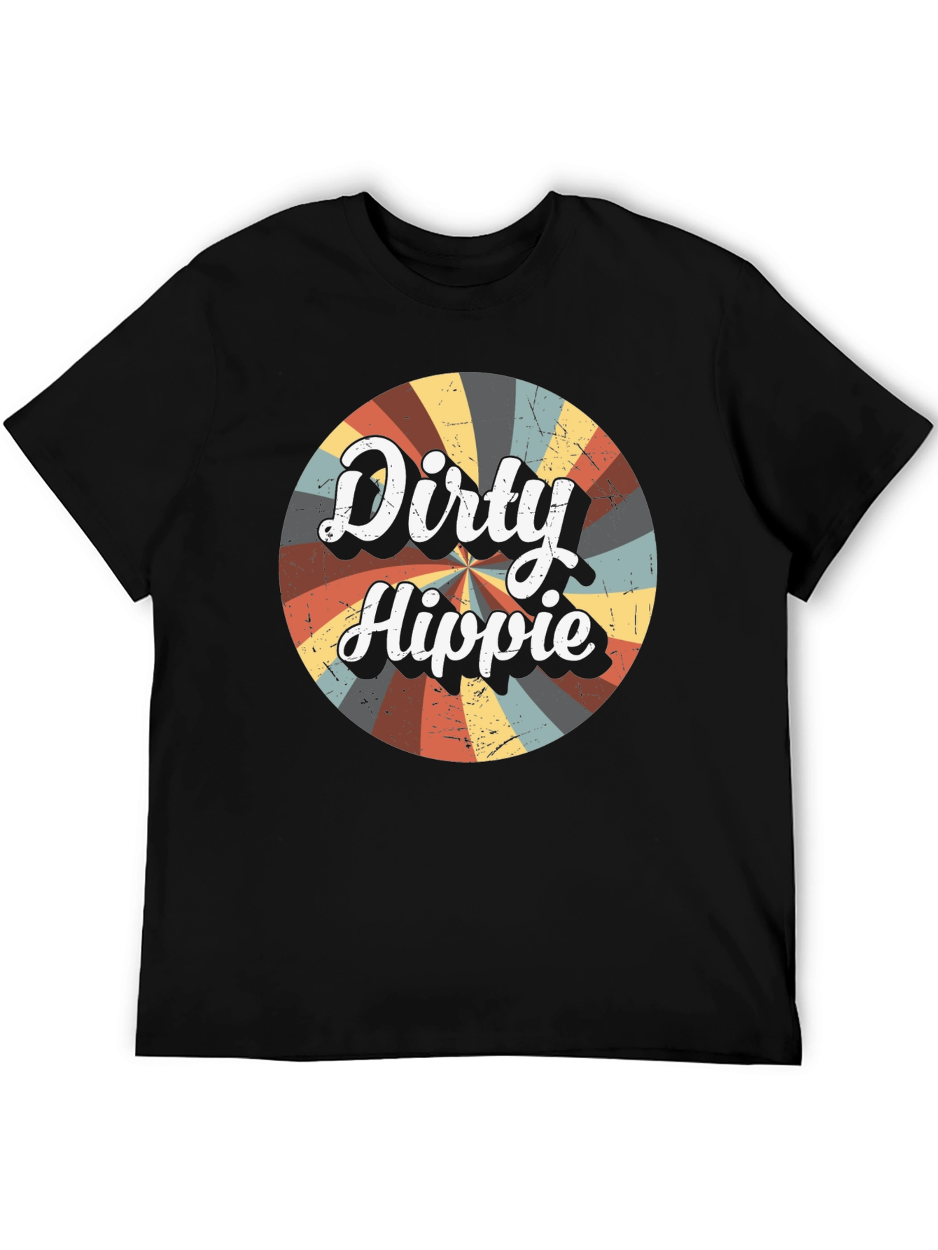 Dirty Hippie Retro Graphic T-Shirt