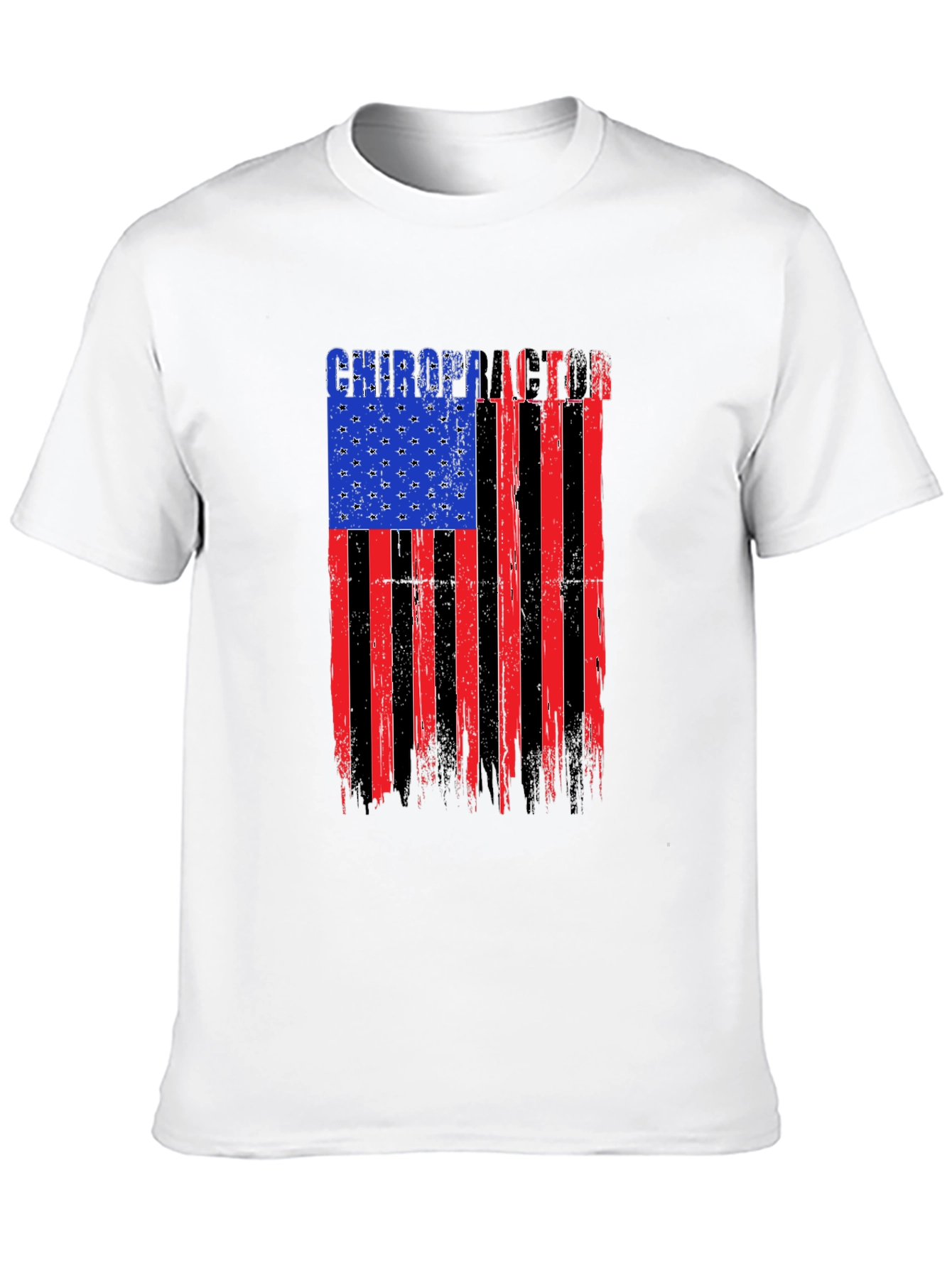 Chiropractor American Flag T-Shirt