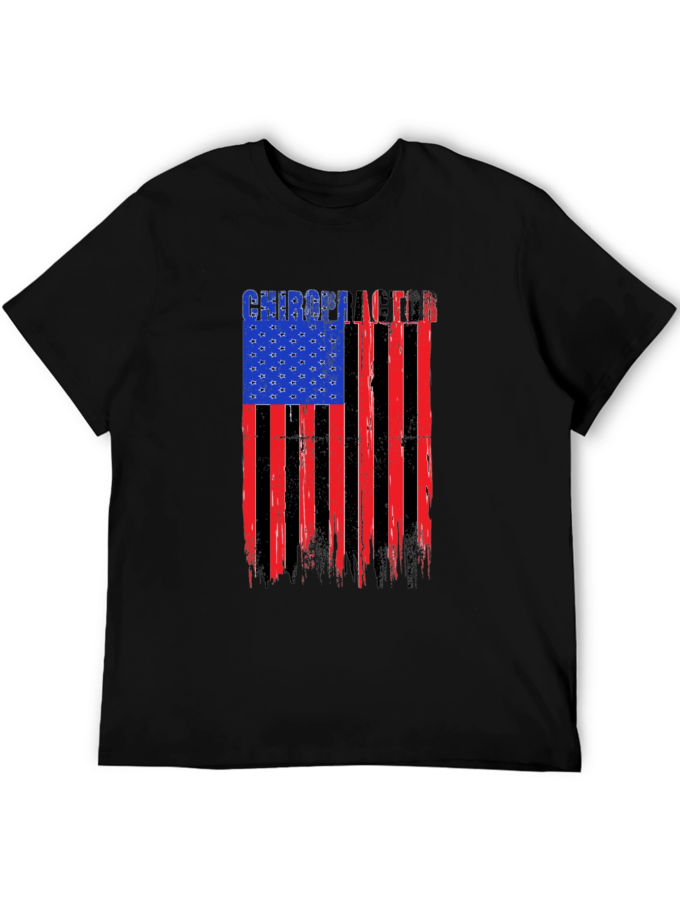 Chiropractor American Flag T-Shirt
