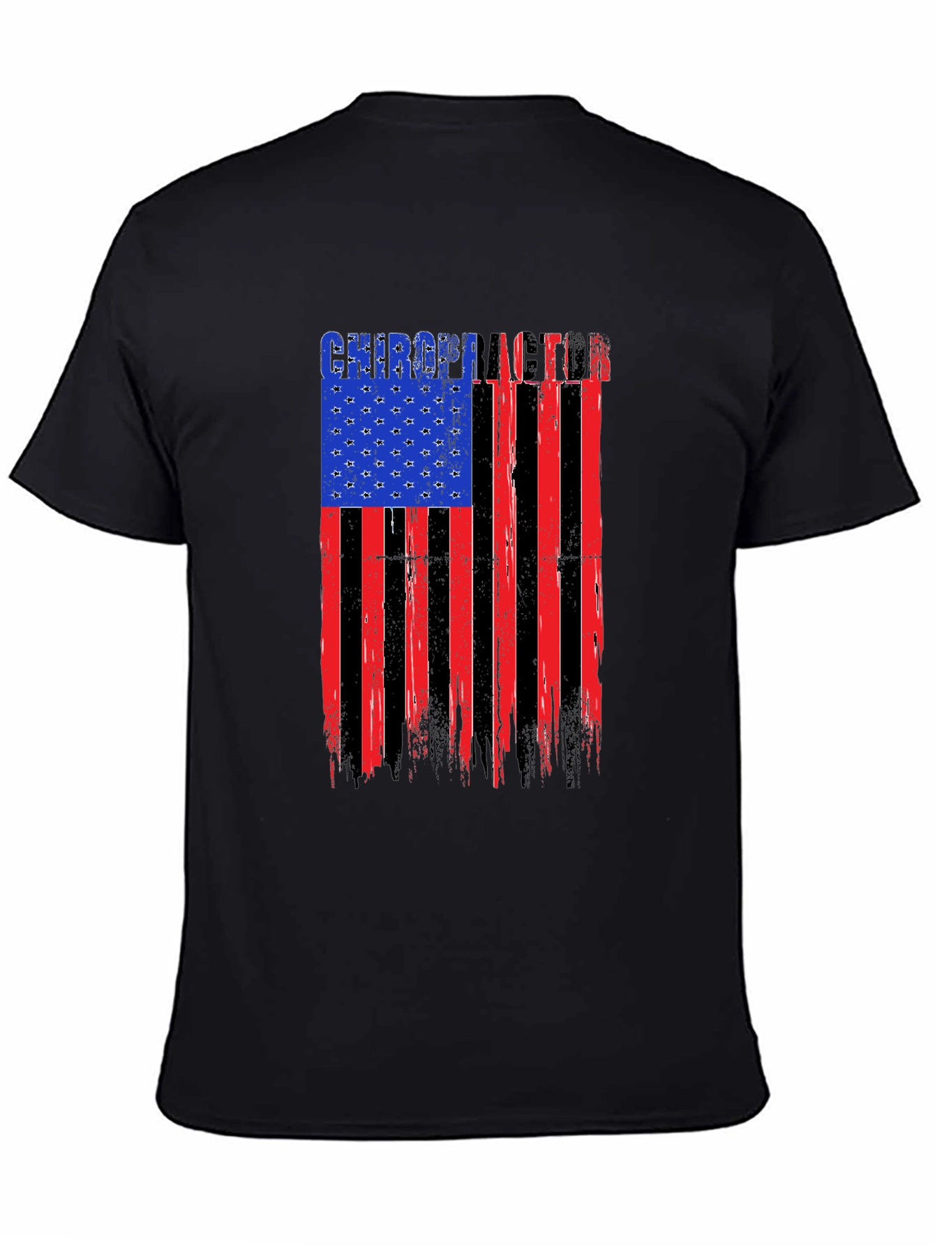 Chiropractor American Flag T-Shirt