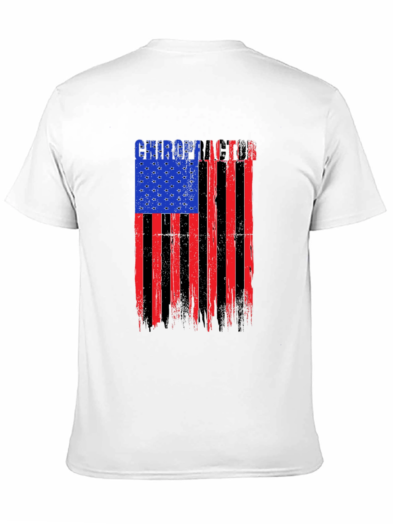 Chiropractor American Flag T-Shirt